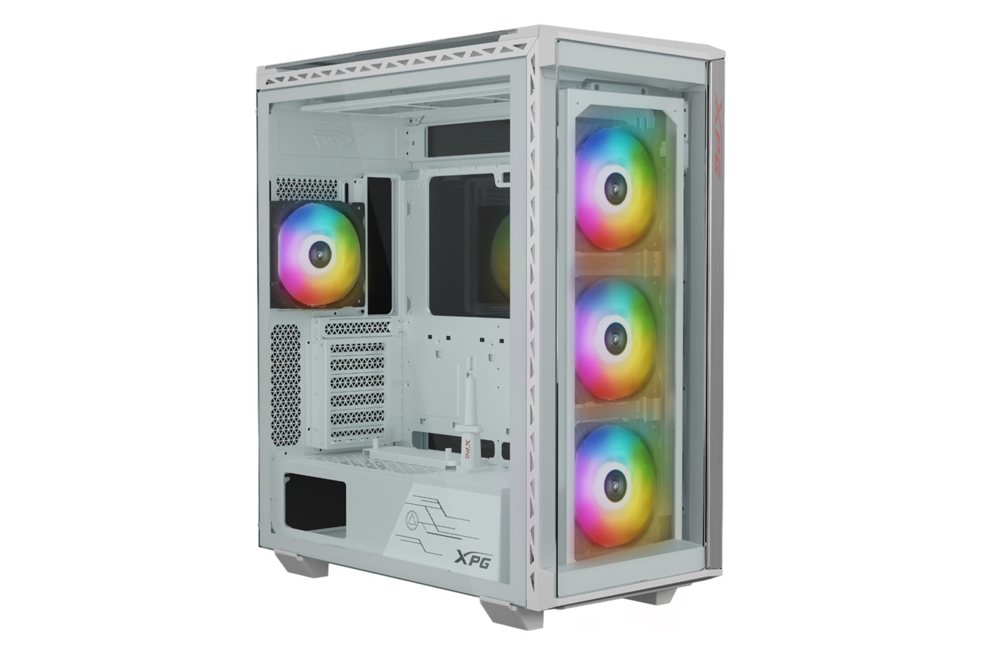 کیس کامپیوتر ای دیتا XPG BATTLECRUISER II رنگ سفید