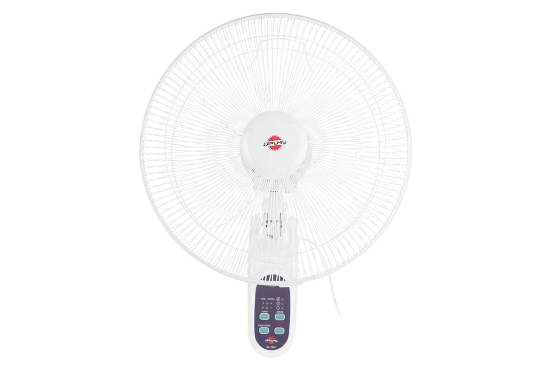 مرجع متخصصين ايران پنكه پارس خزر مدل ES-7020R نماي روبرو