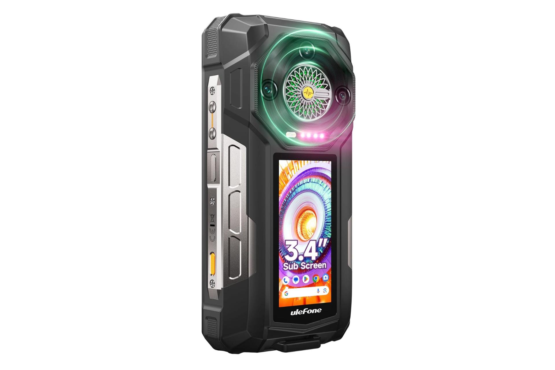 پنل پشت و چینش دوربین گوشی موبایل آرمور 33 پرو یولفون / Ulefone Armor 33 Pro