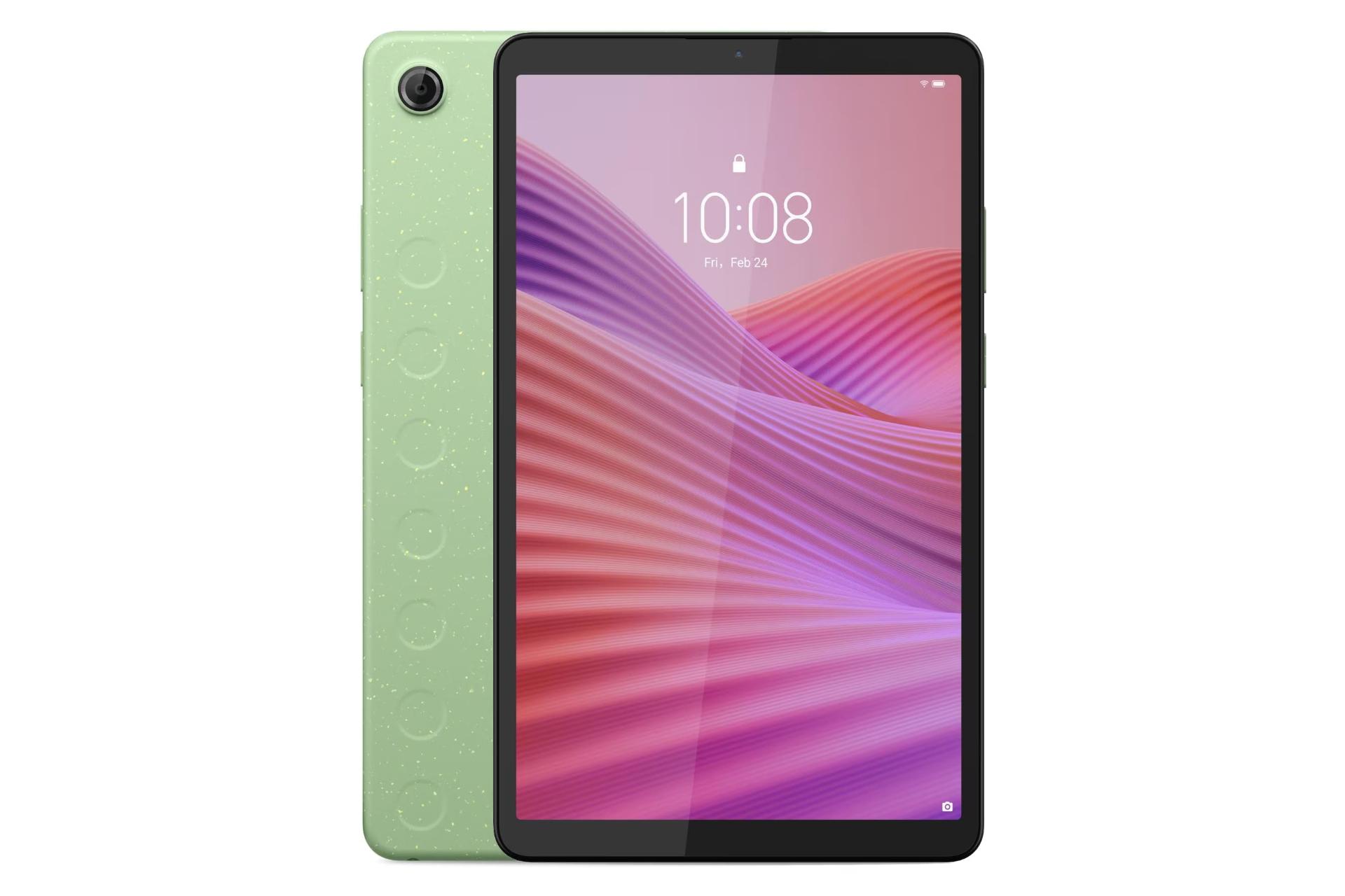 پنل جلو و پشت تبلت لنوو تب K9 سبز روشن / Lenovo Tab K9