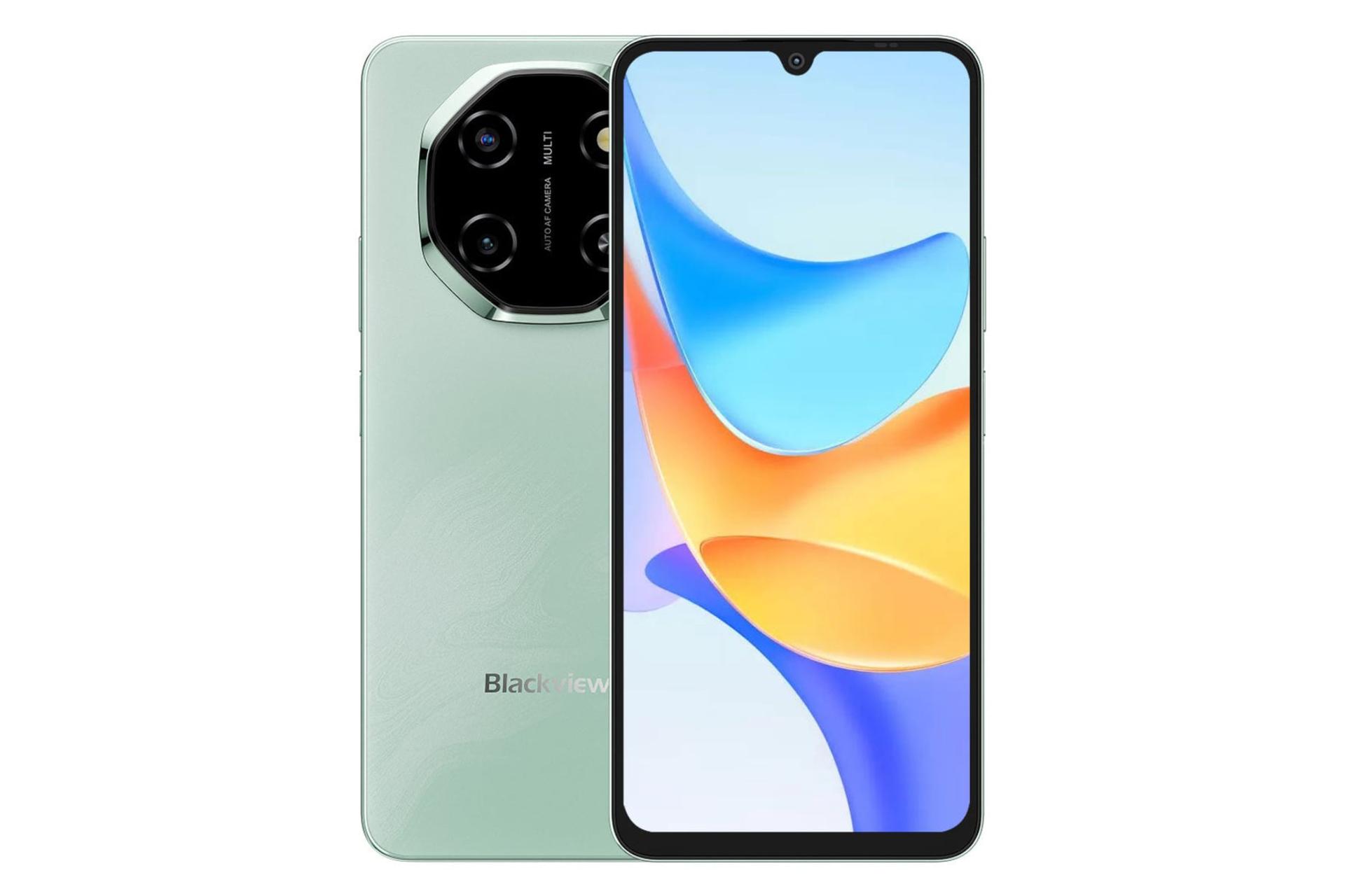 پنل جلو و پشت گوشی موبایل Shark 6 بلک ویو سبز / Blackview Shark 6