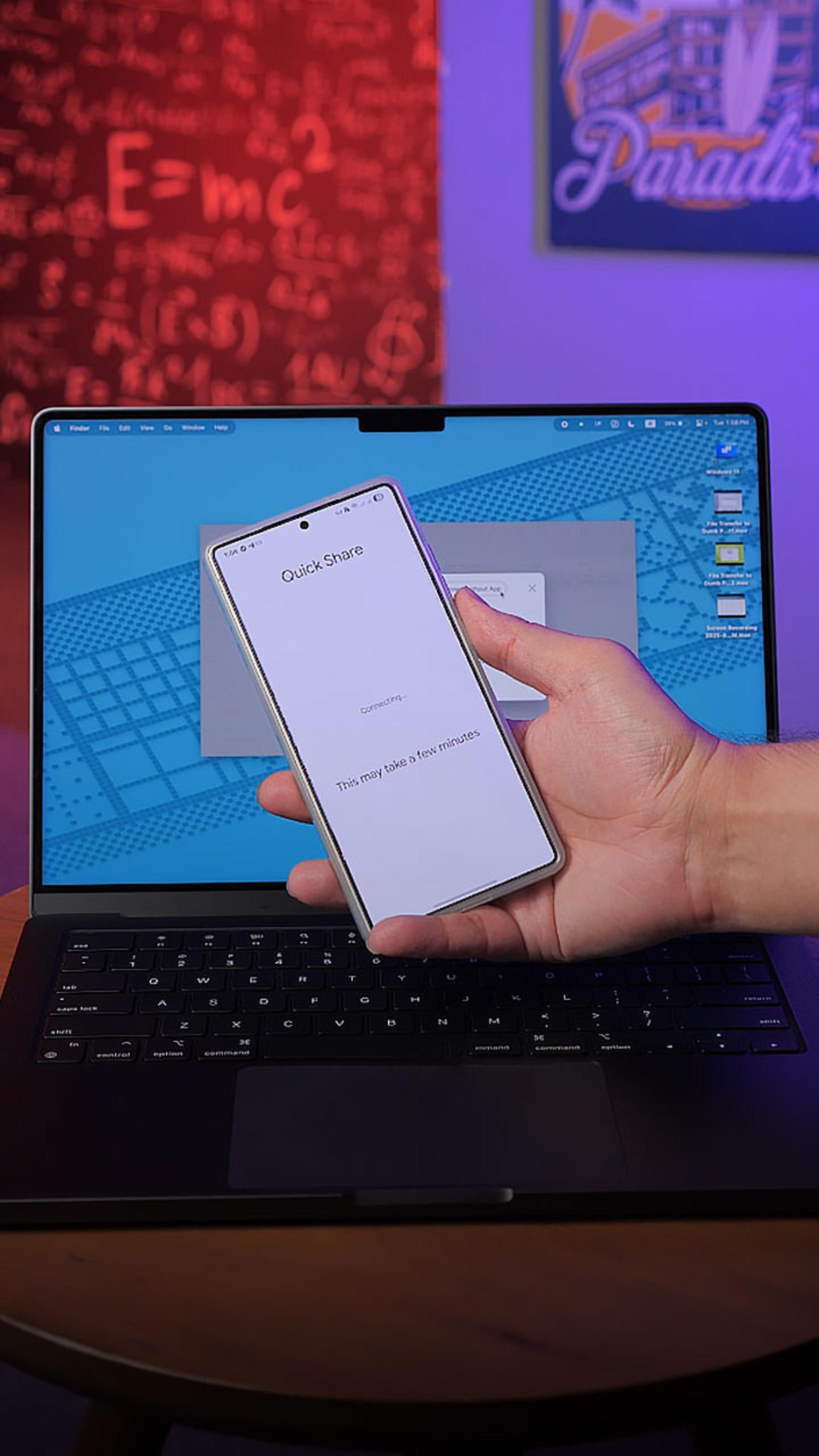 انتقال فایل از گوشی اندرویدی به مک‌بوک
