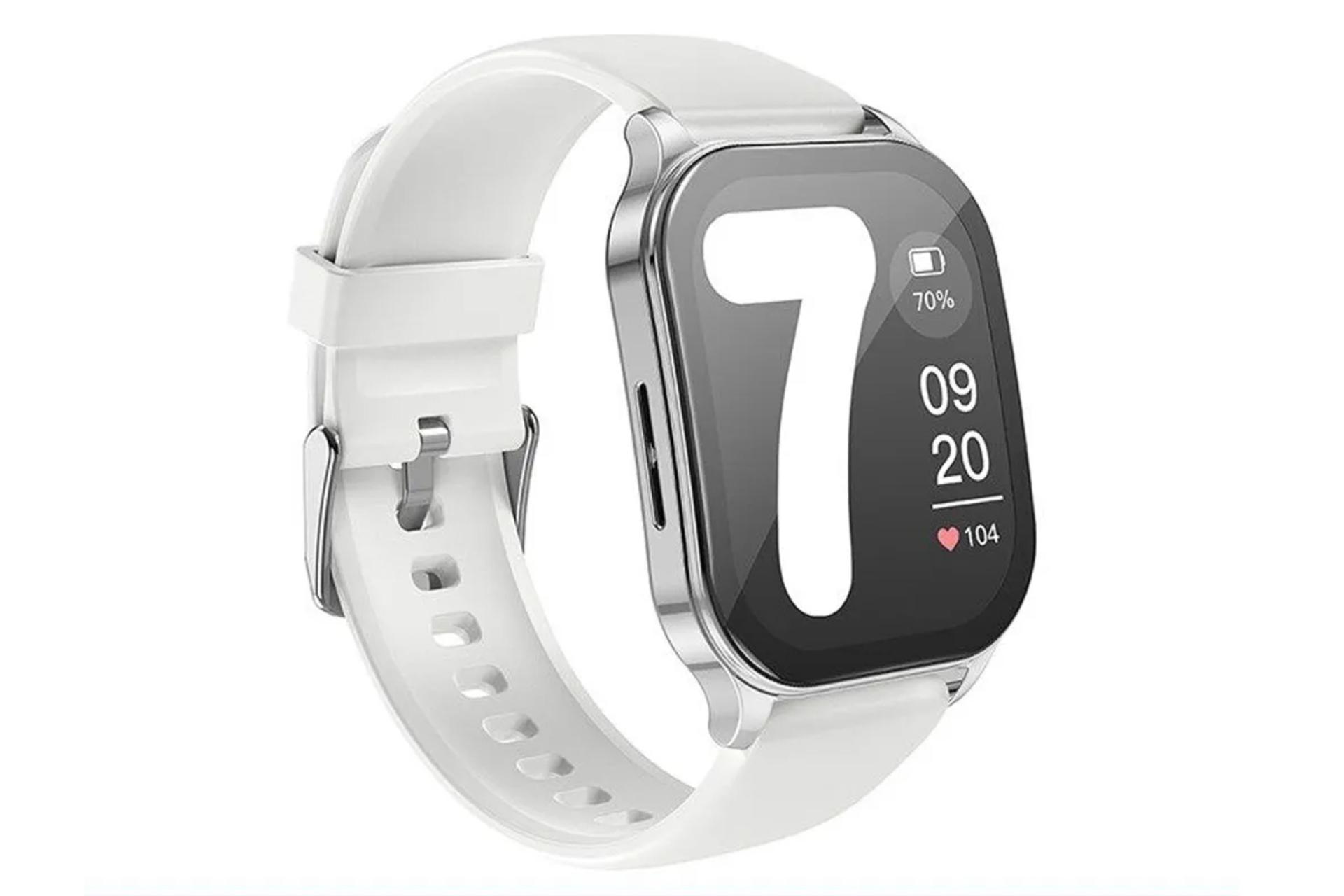 ساعت هوشمند هوکو Y19 AMOLED رنگ سفید