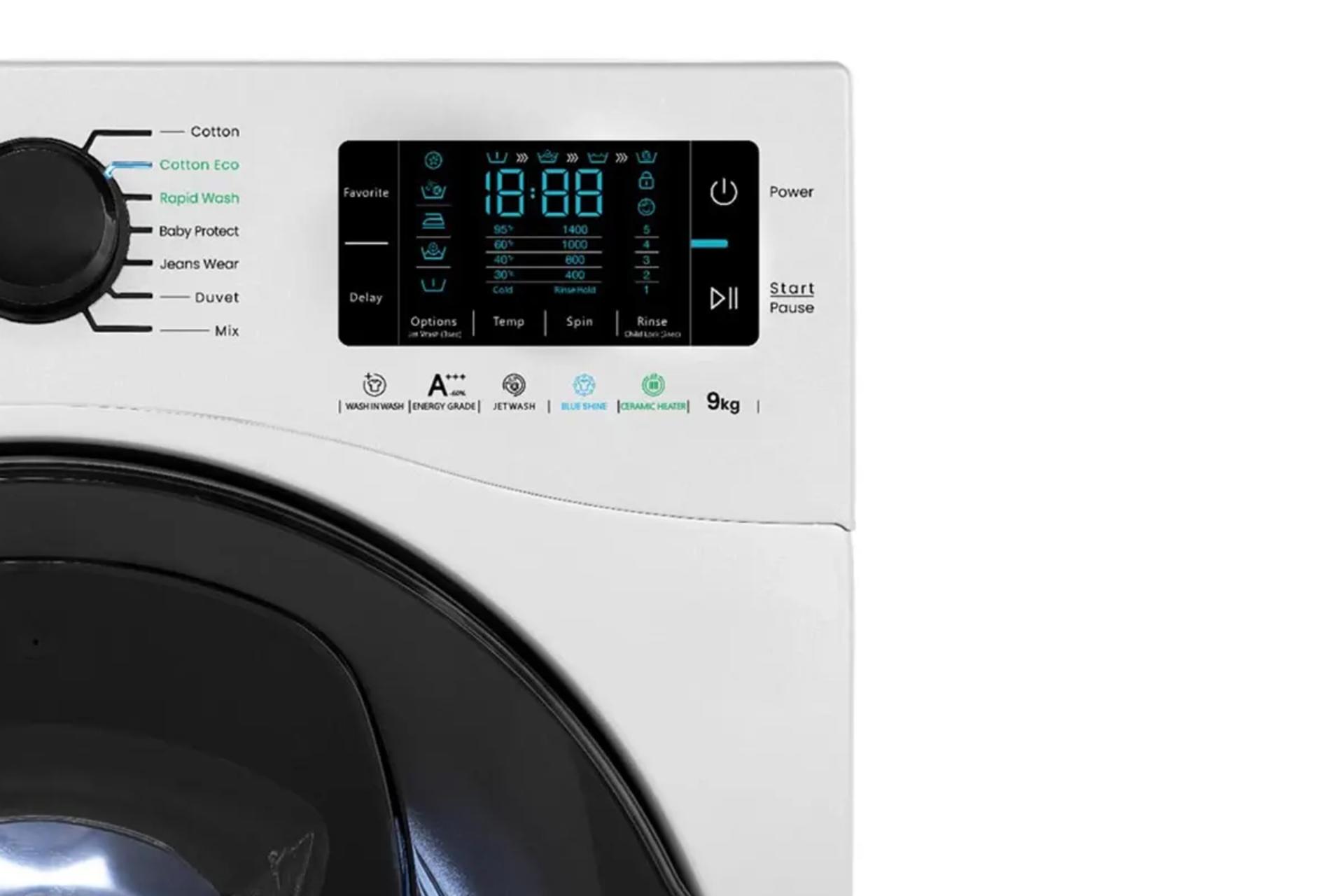 دکمه های کنترل ماشین لباسشویی اسنوا SWM-F90