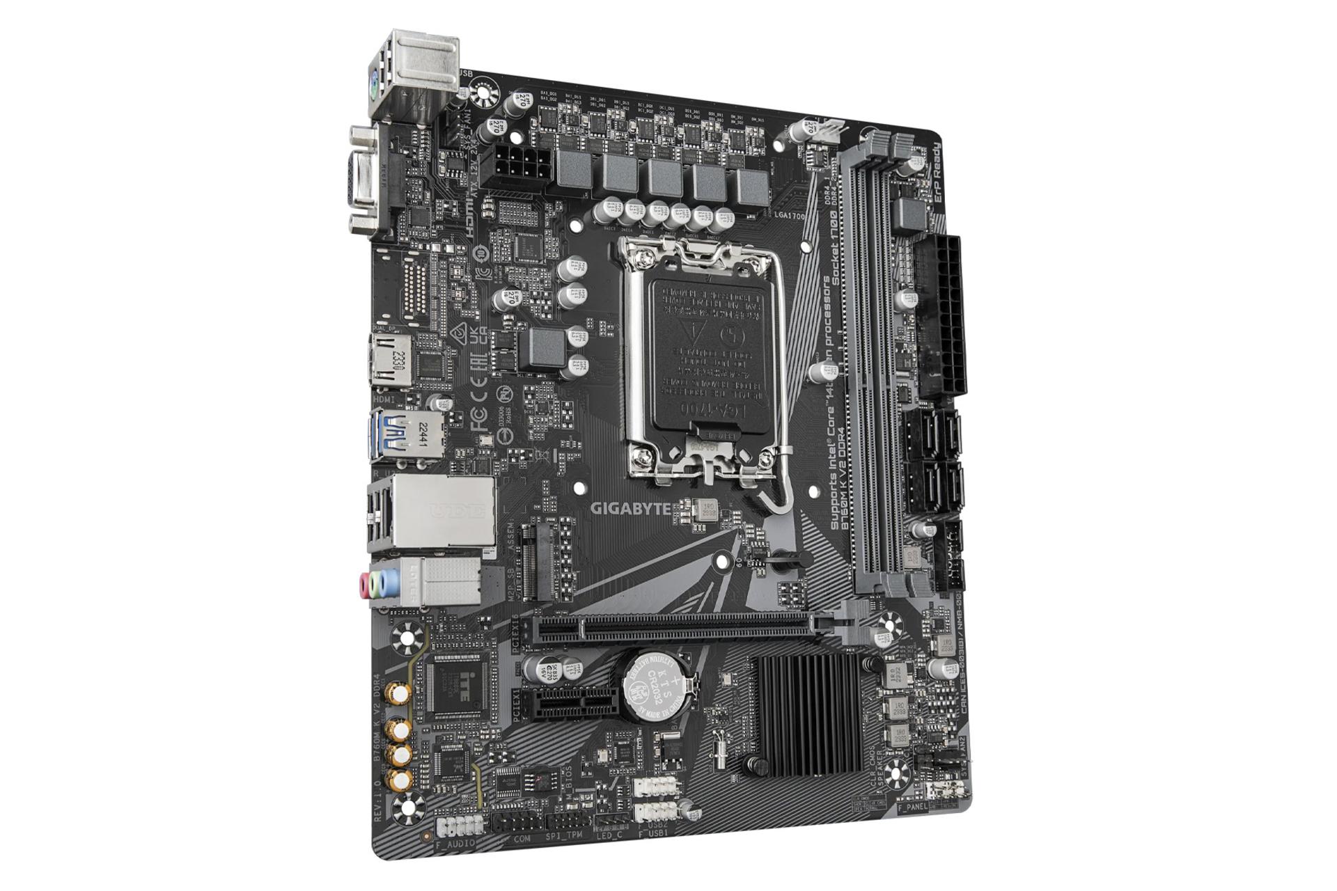 کانکتور و اتصال مادربرد گیگابایت B760M K V2 DDR4