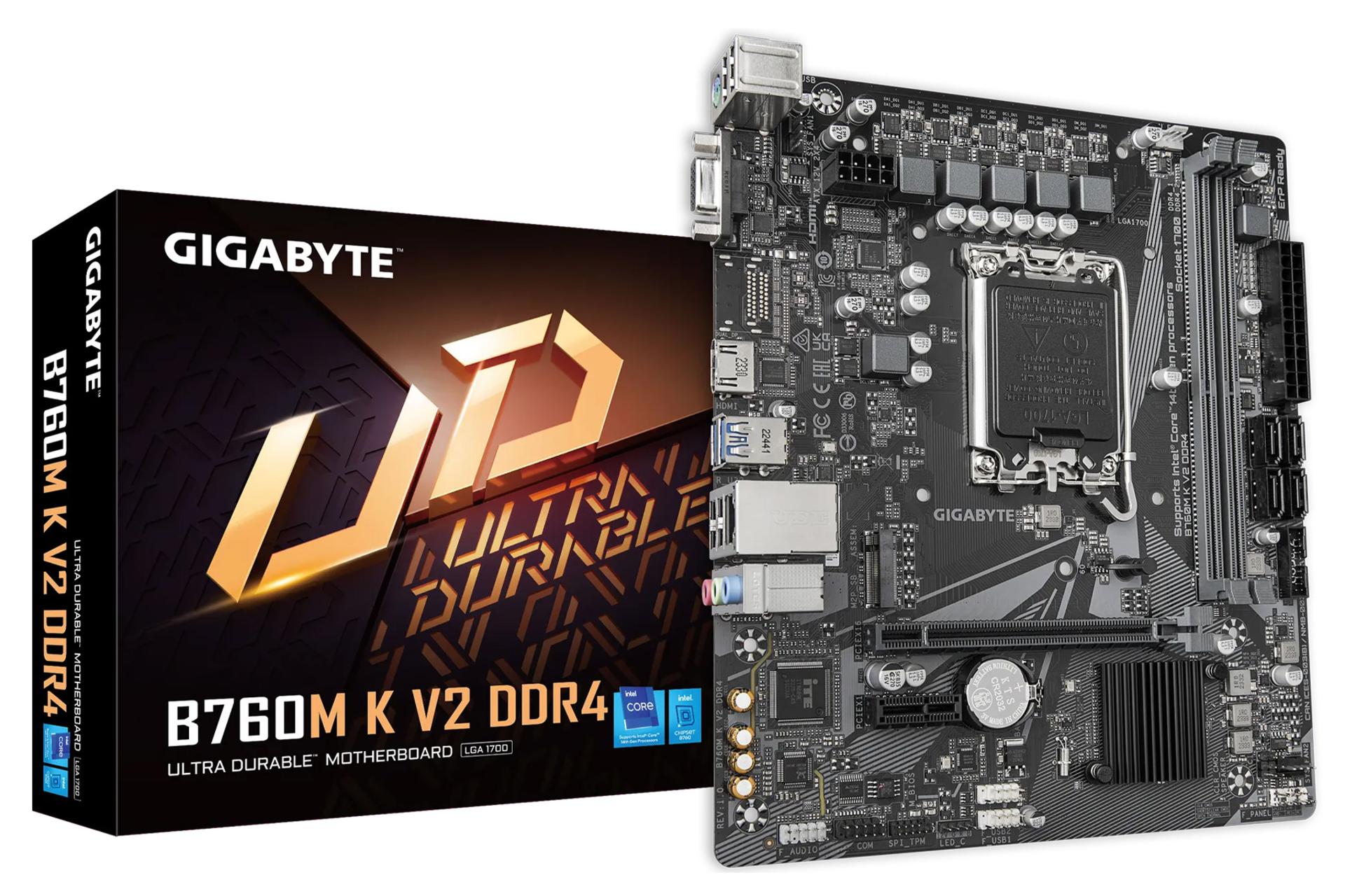جعبه مادربرد گیگابایت B760M K V2 DDR4