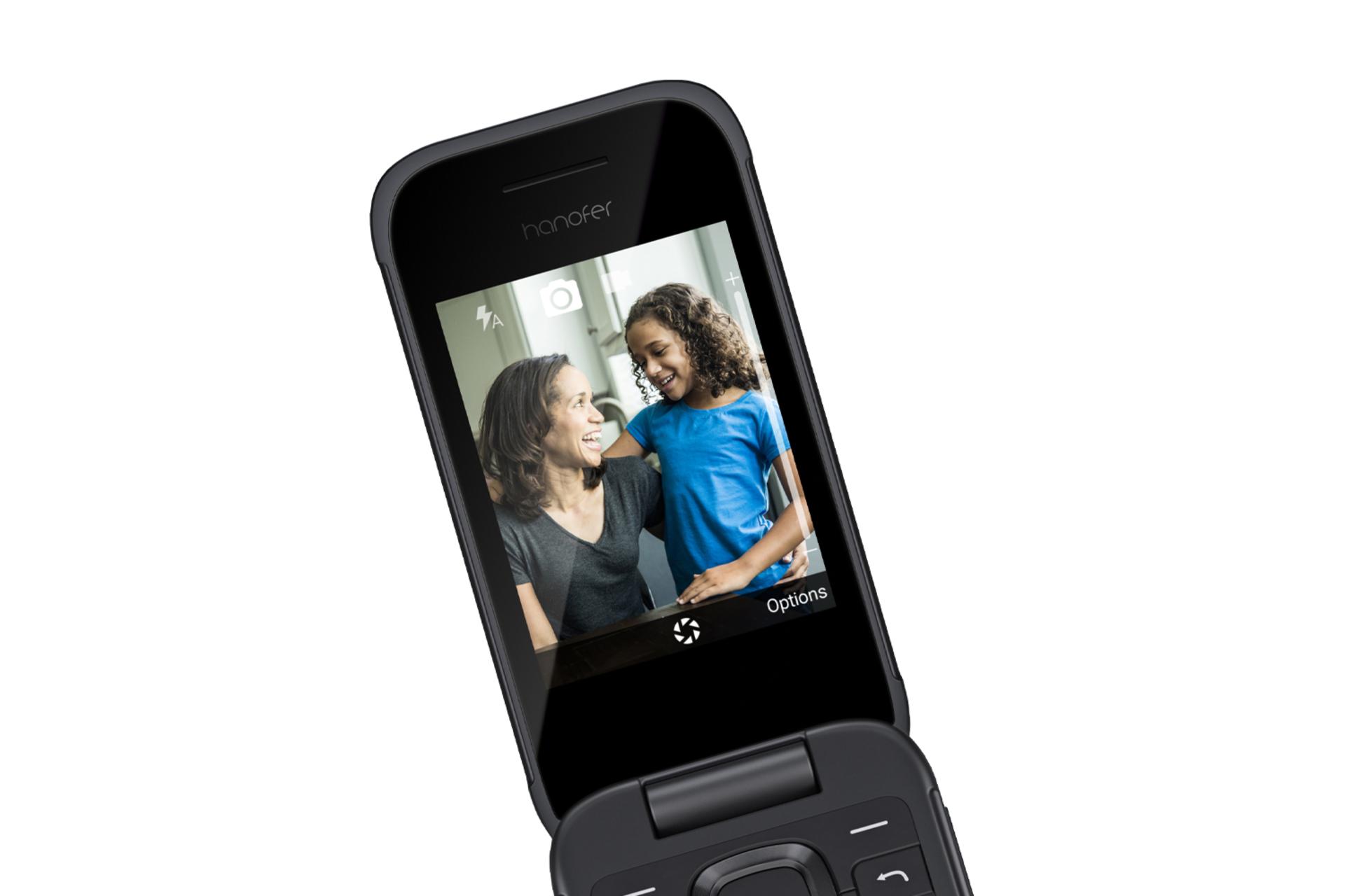 رزولوشن و کیفیت تصویر گوشی هانوفر 2720 Flip