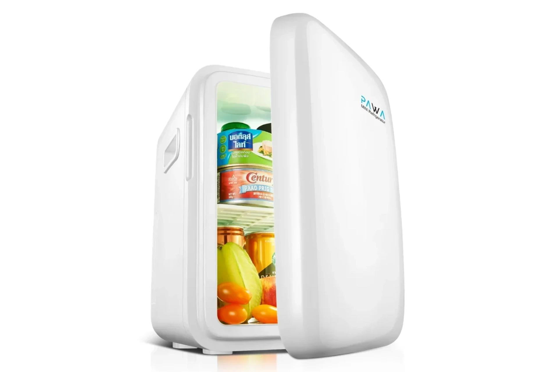 نمای داخل یخچال فریزر پاوا Mini Refrigerator