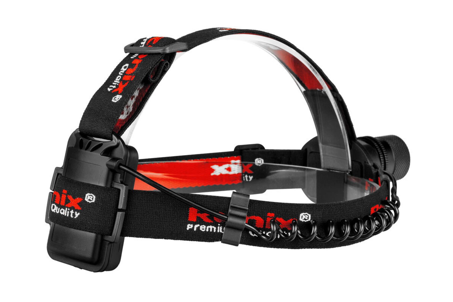 نمای سمت چپ چراغ پیشانی رونیکس RH-4282