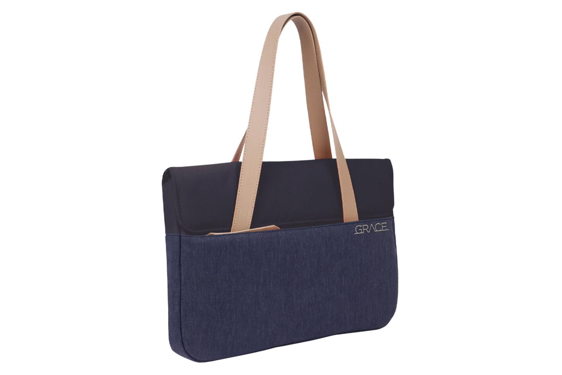 ابعاد و اندازه کیف لپ تاپ اس تی ام Grace Deluxe مناسب 15 اینچ