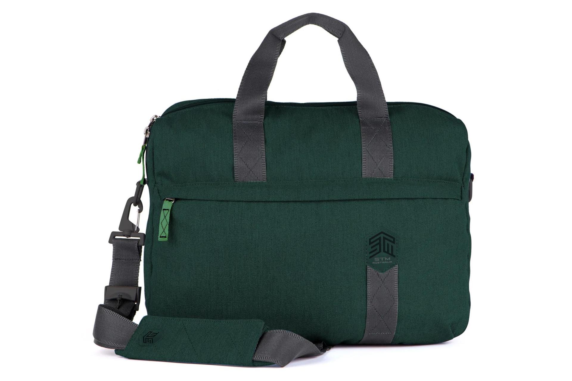 کیف لپ تاپ اس تی ام Judge مناسب 15 اینچ رنگ سبز