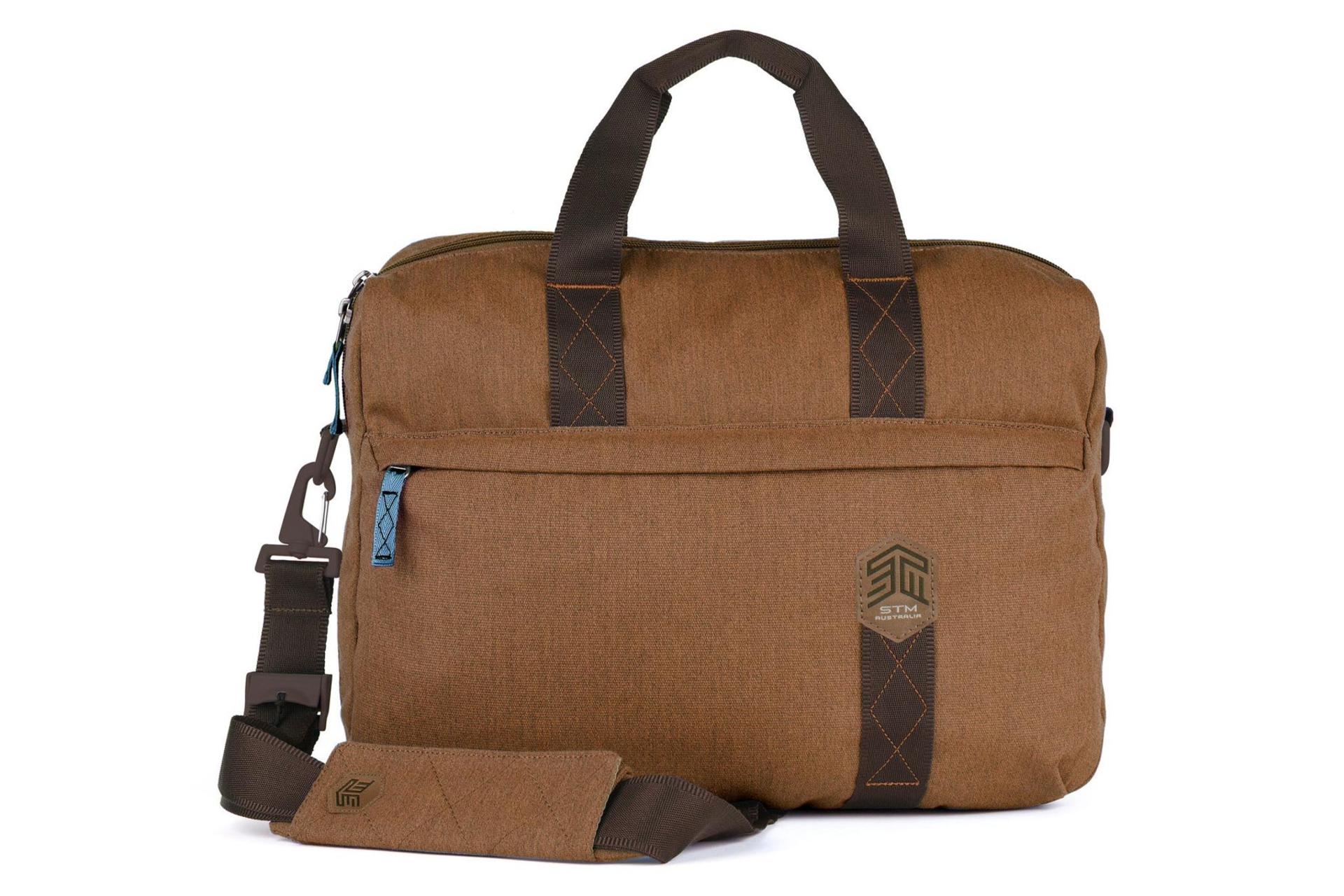 کیف لپ تاپ اس تی ام Judge مناسب 15 اینچ رنگ قهوه ای