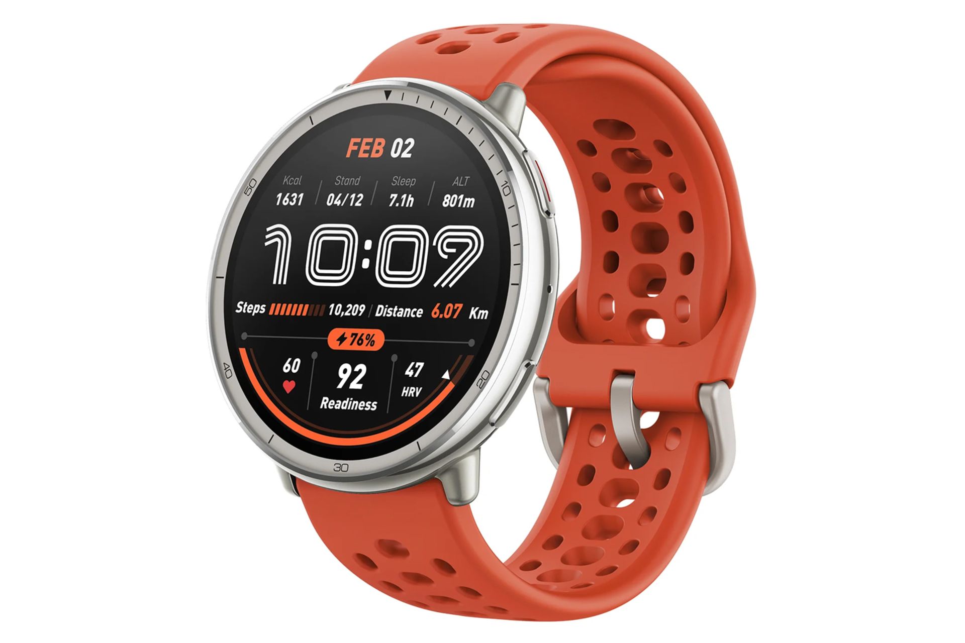 ساعت هوشمند امیزفیت Active 2 رنگ قرمز