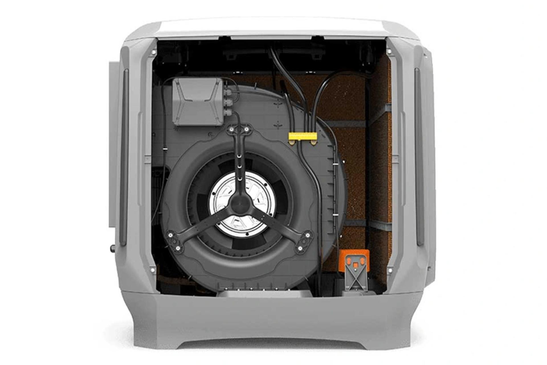 نمای کنار کولر آبی ایرومکس AM45