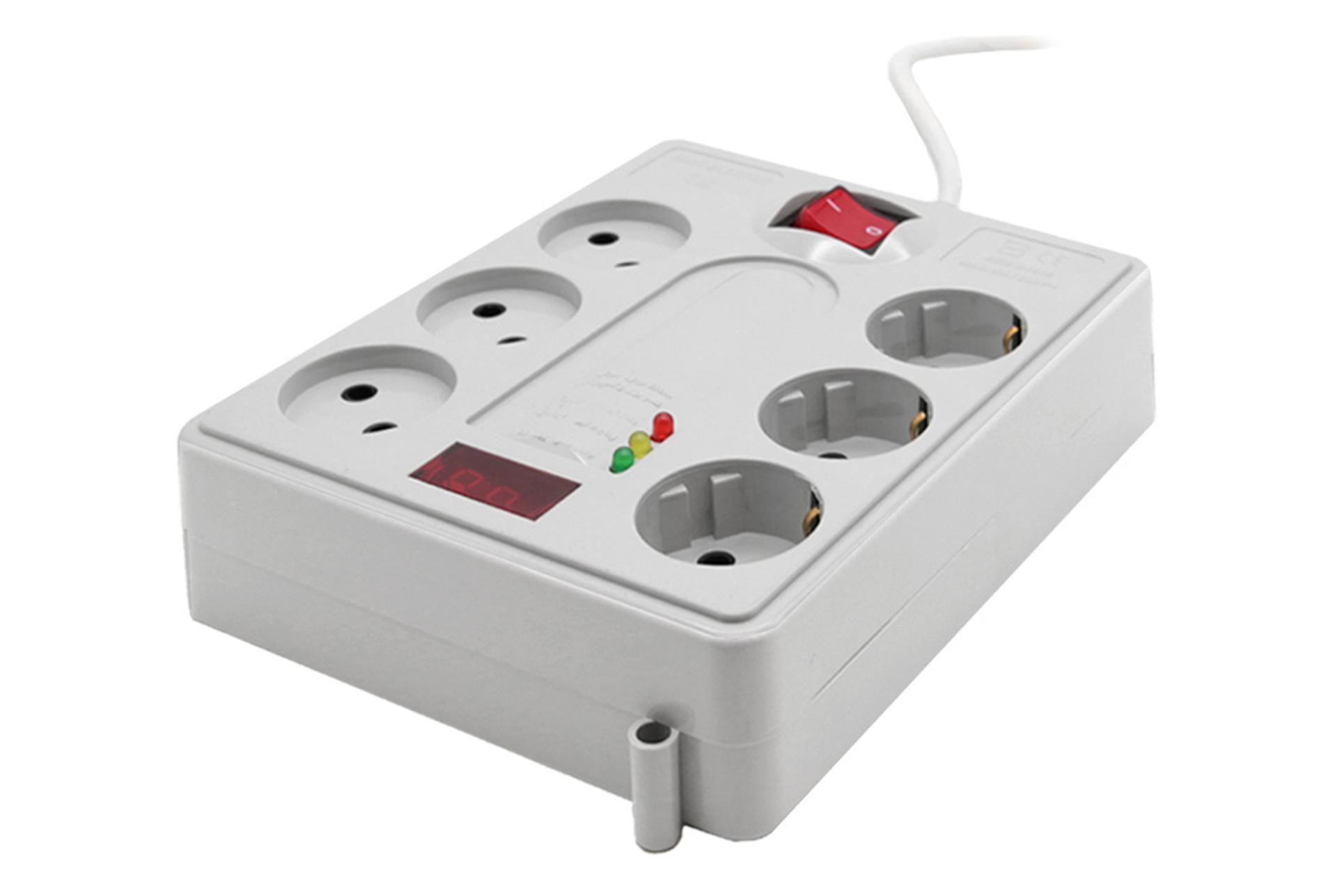 ابعاد و اندازه محافظ ولتاژ پارت الکتریک مدل شهاب 0682