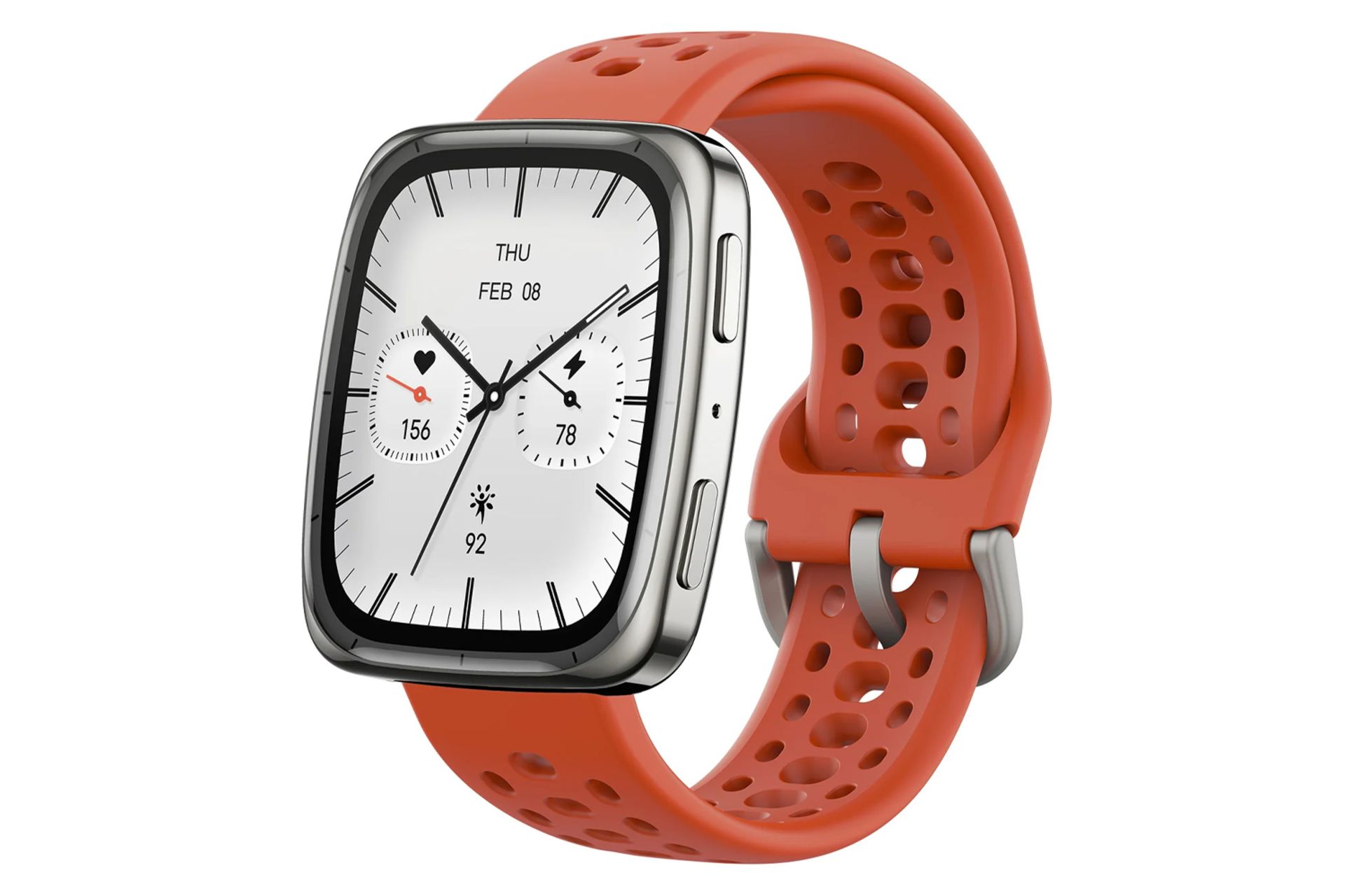 ساعت هوشمند امیزفیت Active 2 Square رنگ قرمز