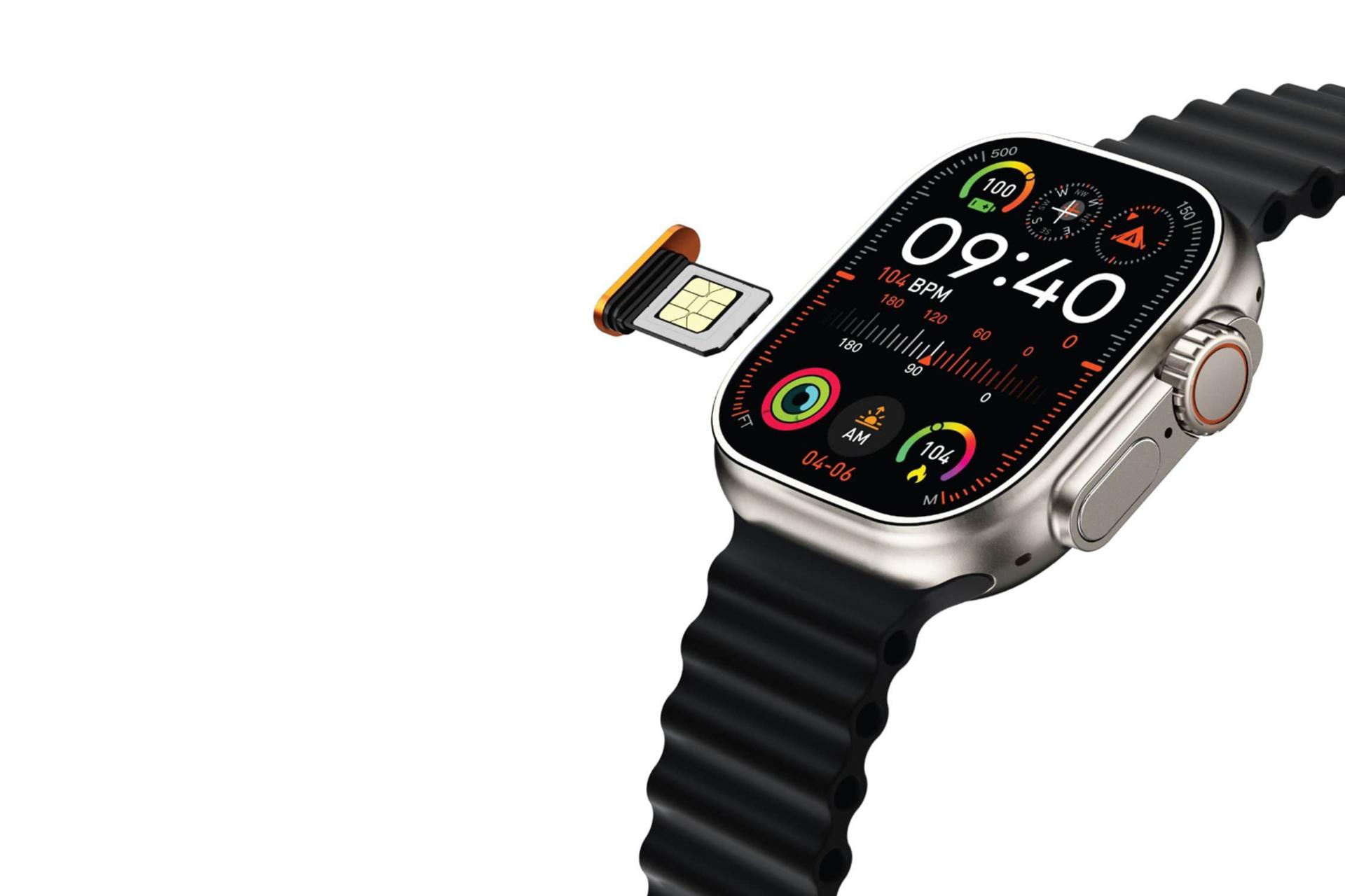 اسلات سیم کارت ساعت هوشمند گرین لیون 4G-Ultra