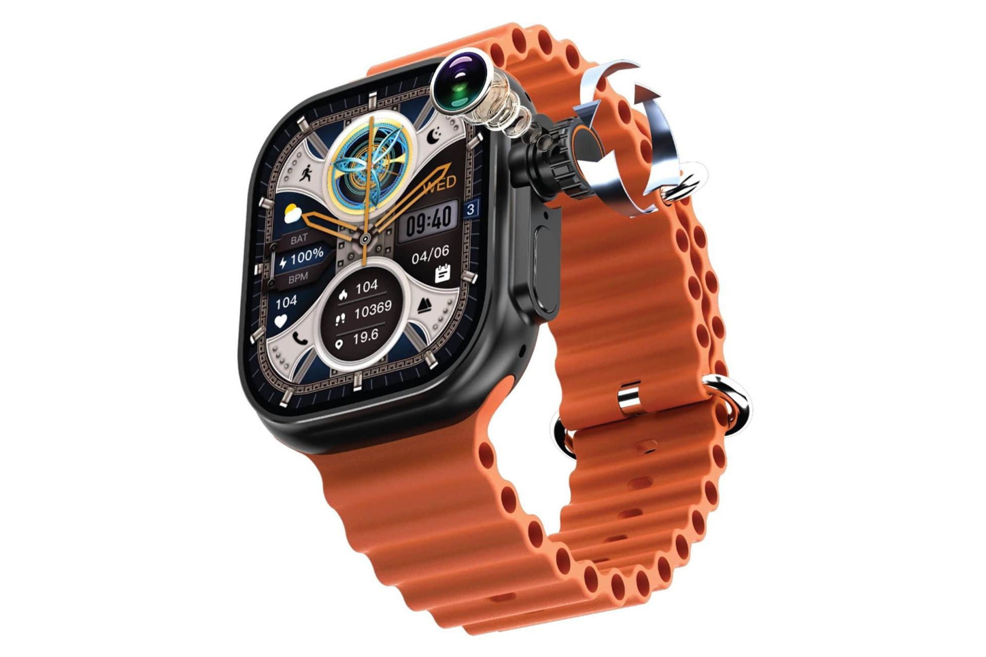 ساعت هوشمند گرین لیون 4G-Ultra رنگ نارنجی