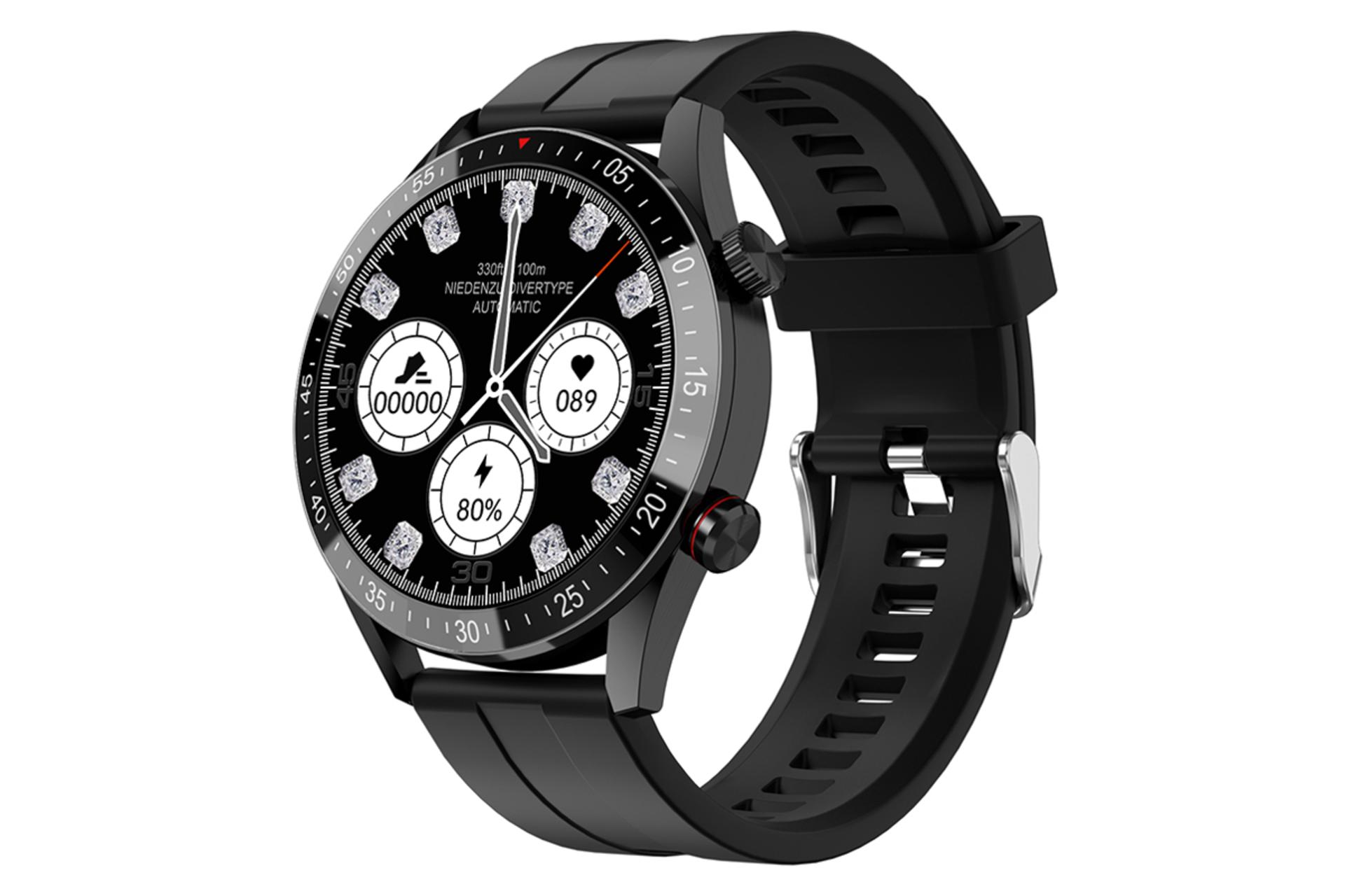 ساعت هوشمند کاکوسیگا KSC-1122 رنگ مشکی