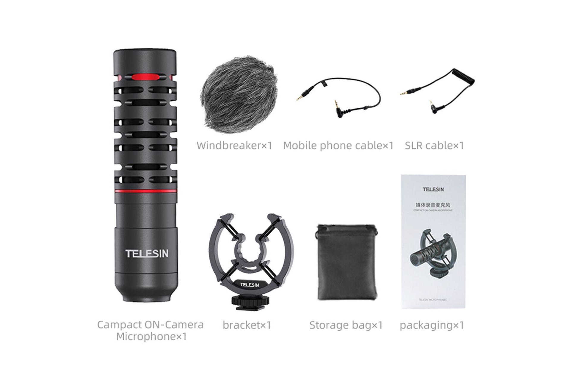 اقلام همراه میکروفون تلسین MIC-VM02