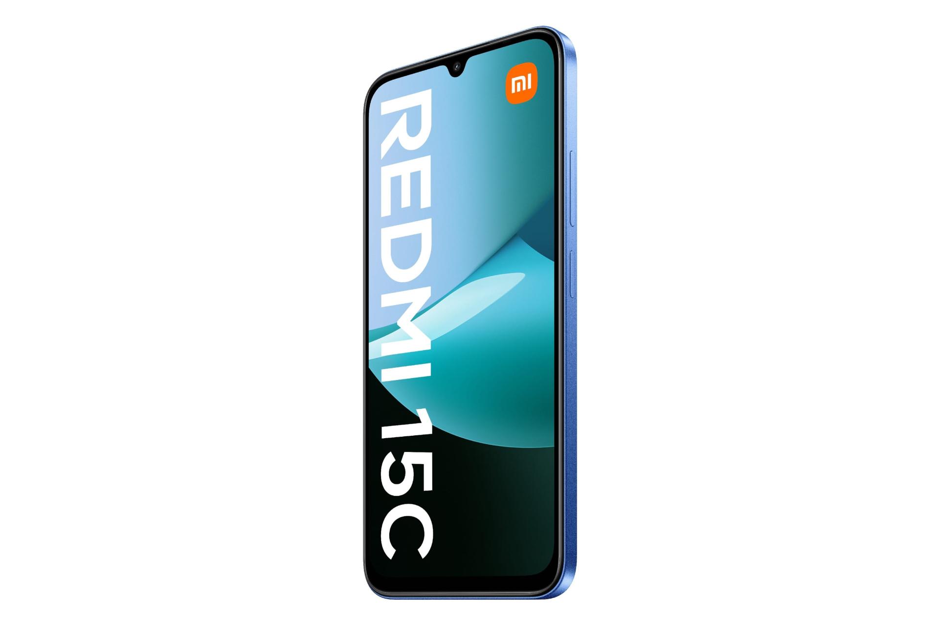 پنل جلو و صفحه نمایش گوشی موبایل ردمی 15C شیائومی 4G آبی / Xiaomi Redmi 15C 4G