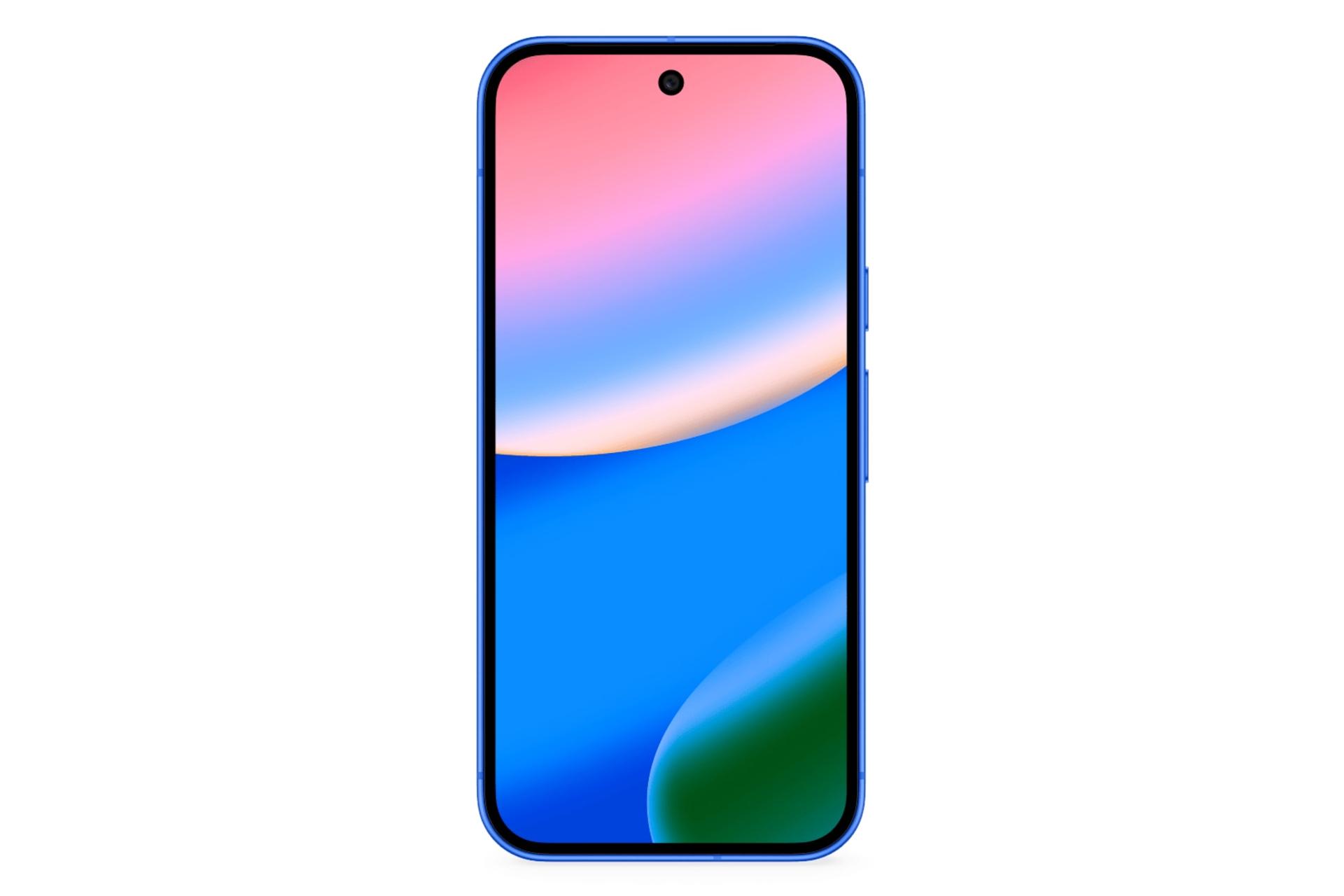 پنل جلو و صفحه نمایش گوشی موبایل پیکسل 10 گوگل آبی / Google Pixel 10