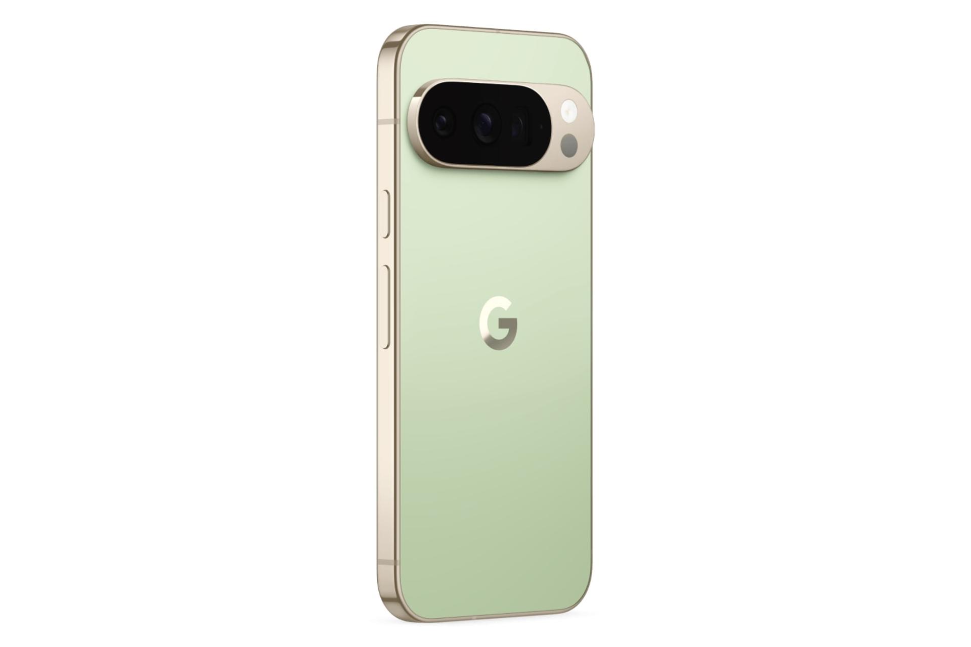 پنل پشت و چینش دوربین گوشی موبایل پیکسل 10 پرو گوگل سبز روشن / Google Pixel 10 Pro