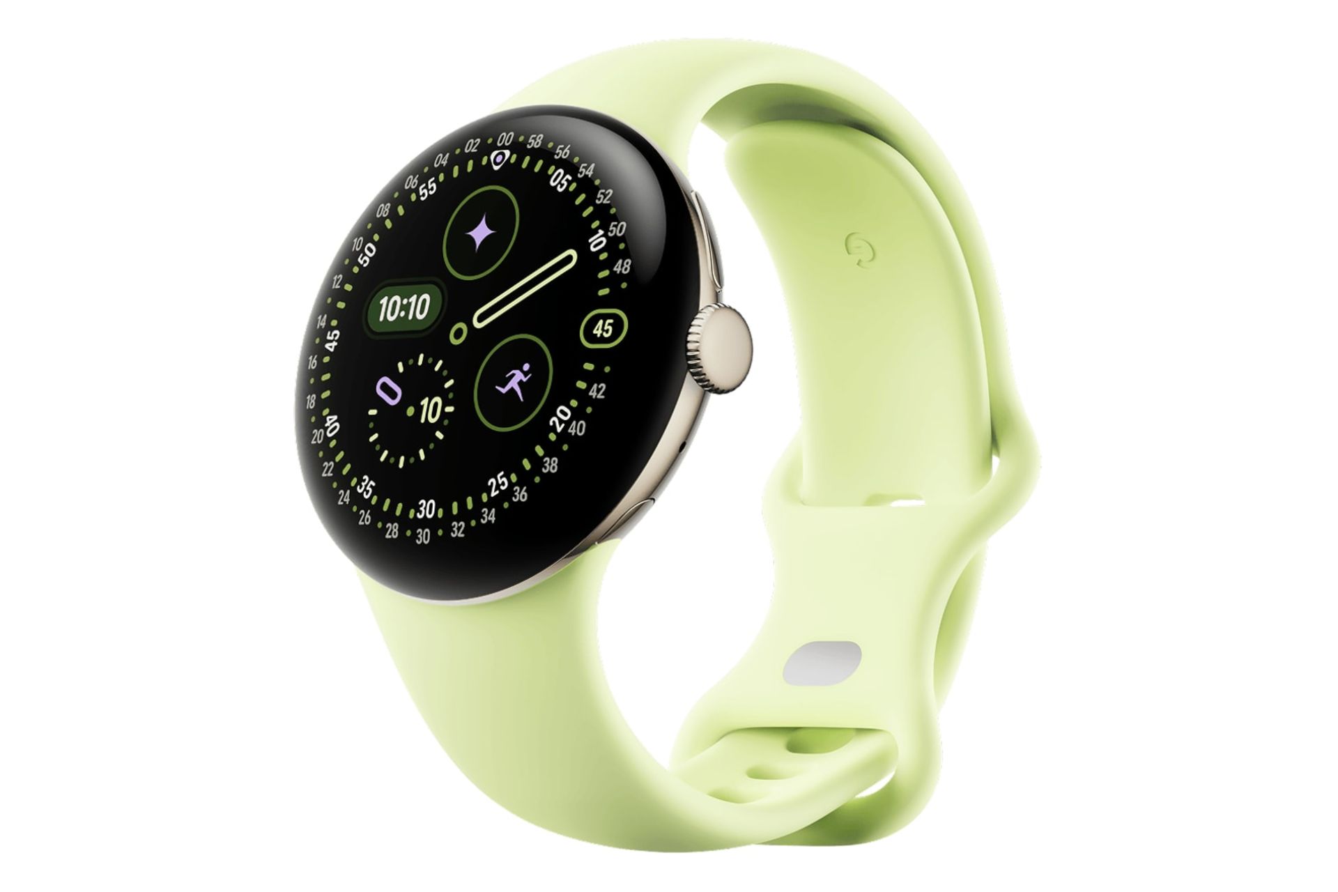 ساعت هوشمند پیکسل واچ 4 گوگل نسخه 41 میلی‌متری طلایی / Google Pixel Watch 4 41mm