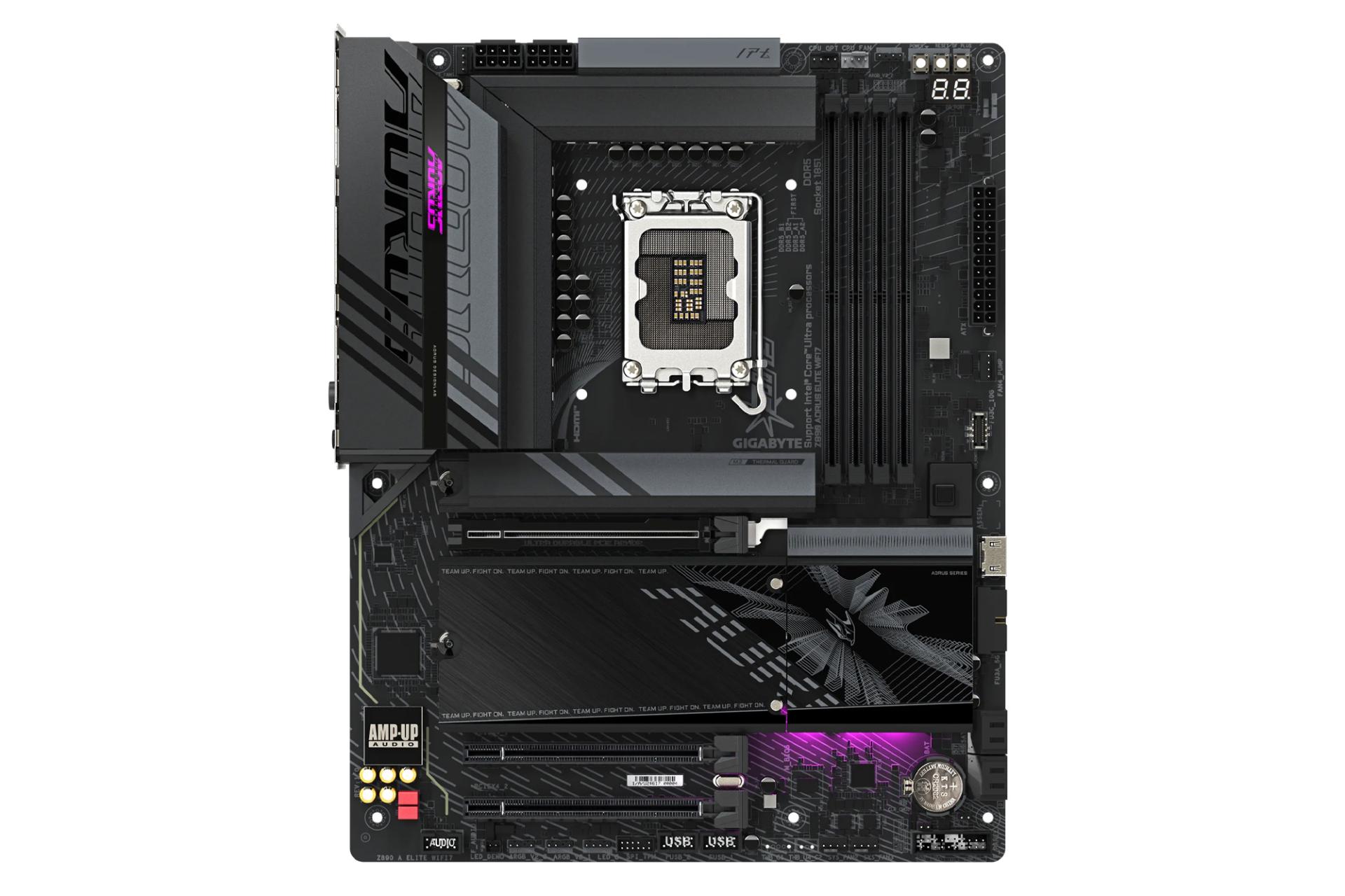 ابعاد و اندازه مادربرد گیگابایت Z890 AORUS ELITE WIFI7