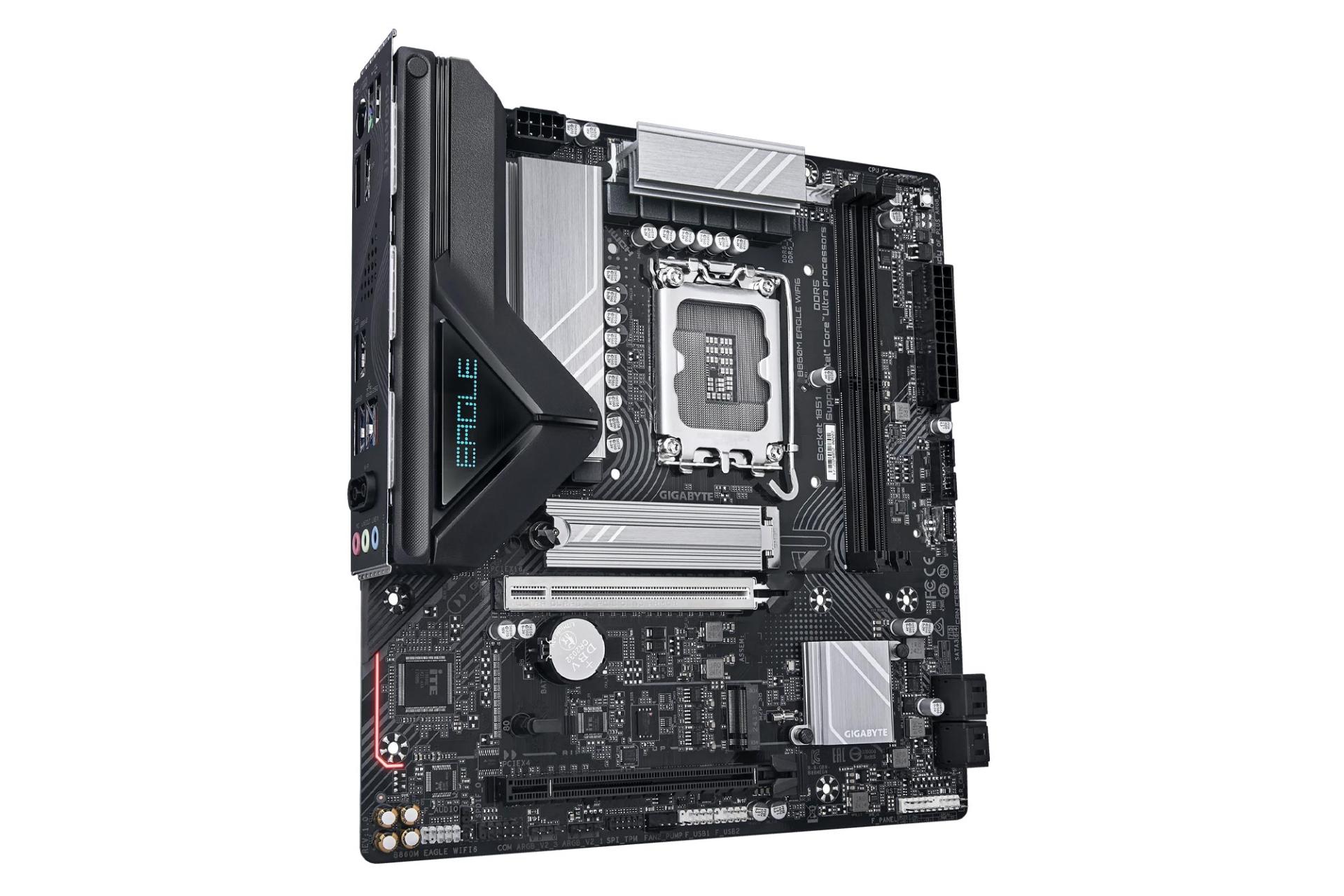 ابعاد و اندازه مادربرد گیگابایت B860M EAGLE WIFI6