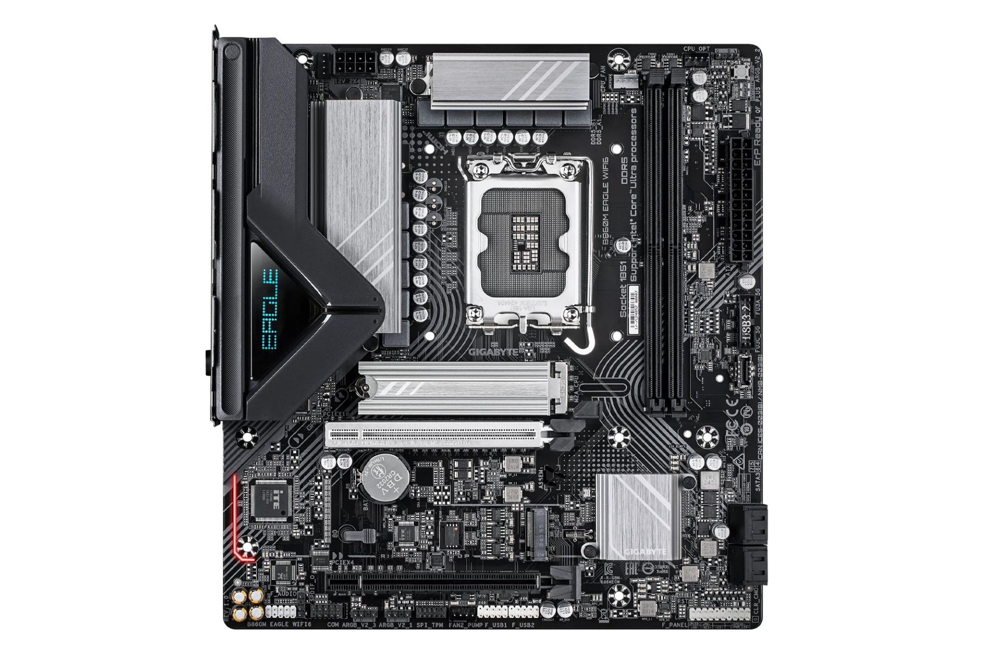 مادربرد گیگابایت B860M EAGLE WIFI6 نمای بالا