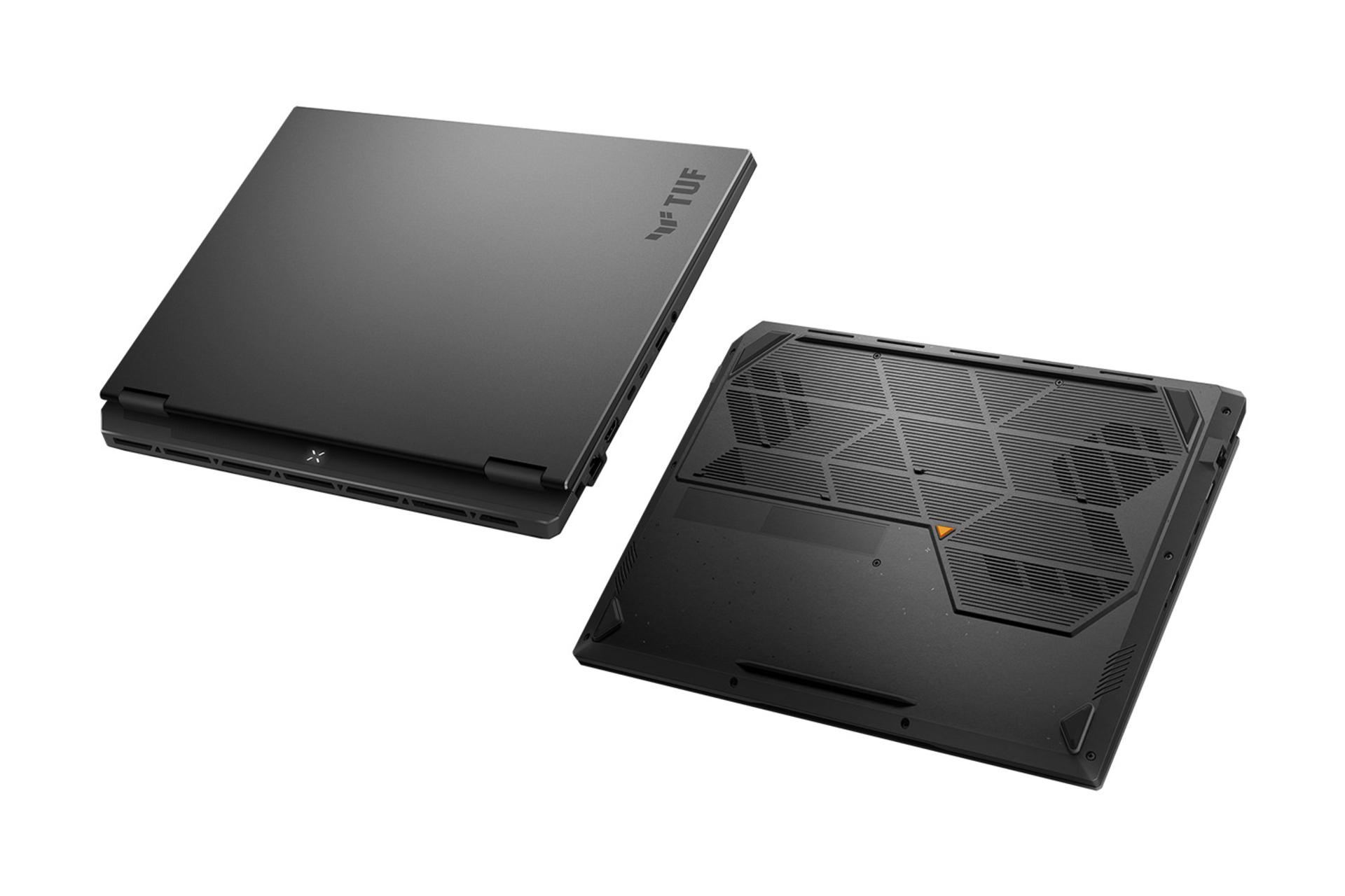 لپ تاپ ایسوس ASUS TUF Gaming A16 2025 FA608 نمای پشت و زیر