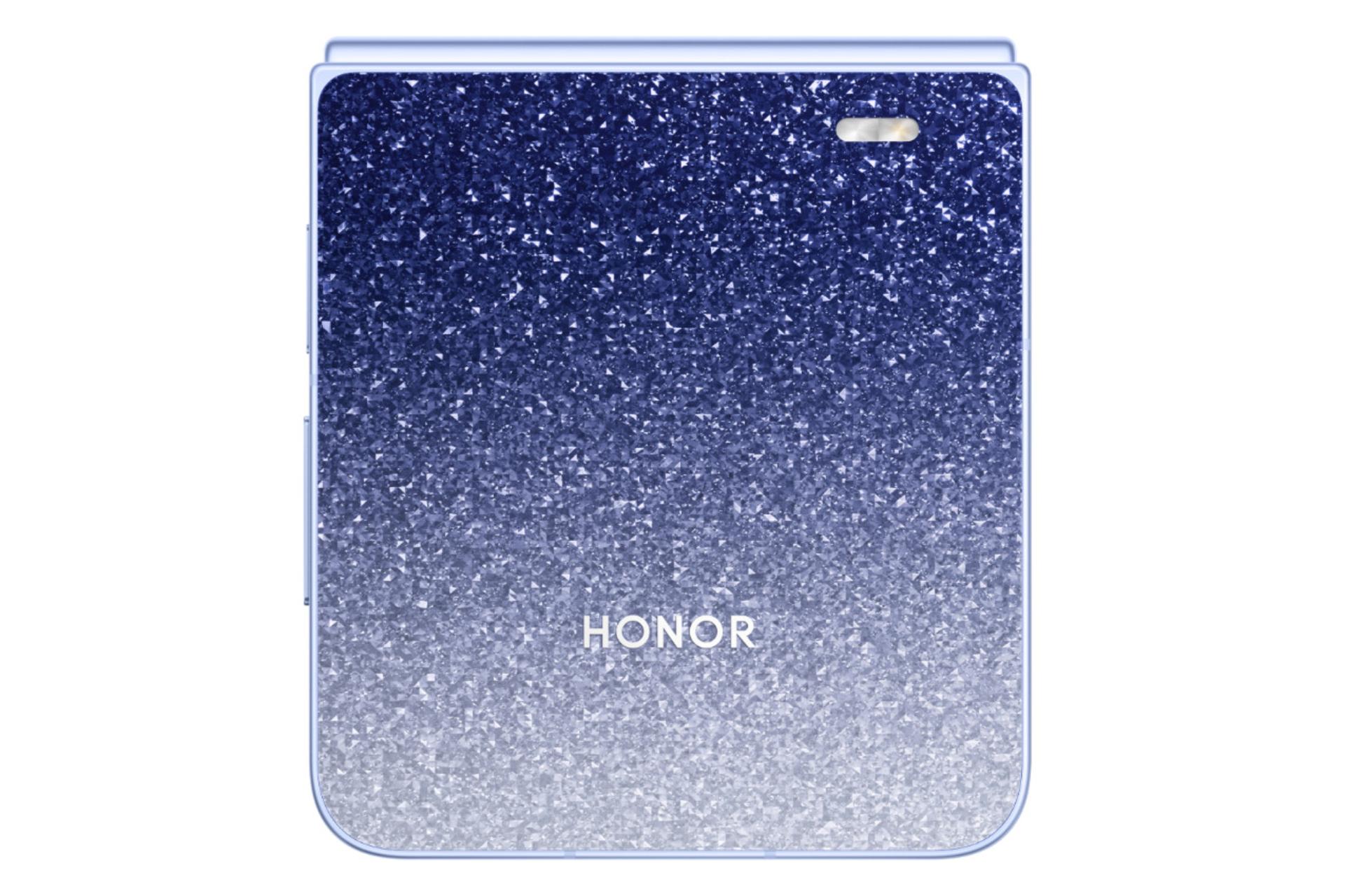 پنل پشت گوشی موبایل آنر مجیک V Flip 2 آبی طرح دار / HONOR Magic V Flip 2