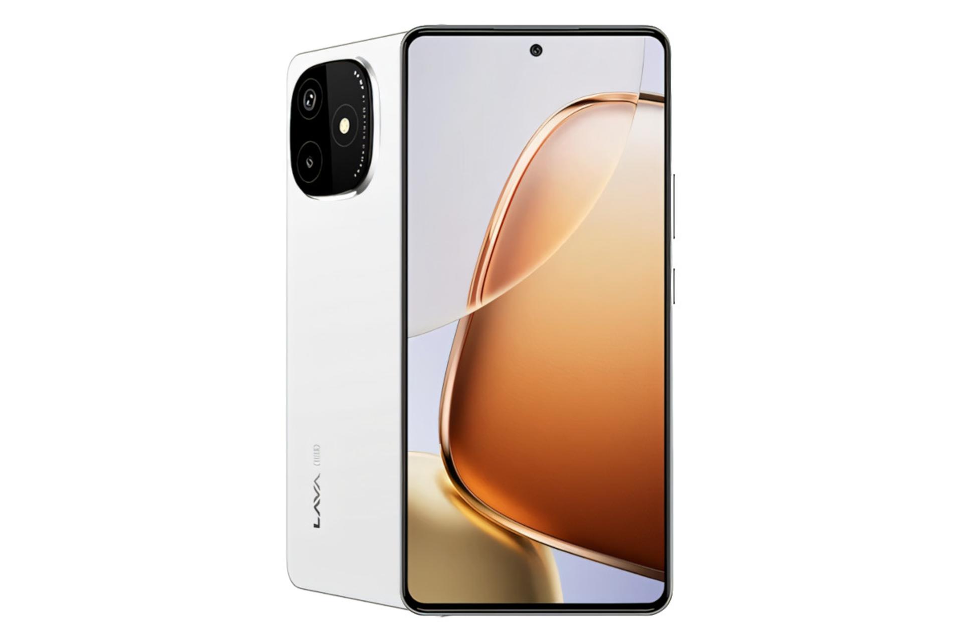 پنل جلو و پشت گوشی موبایل لاوا Lava Play Ultra سفید