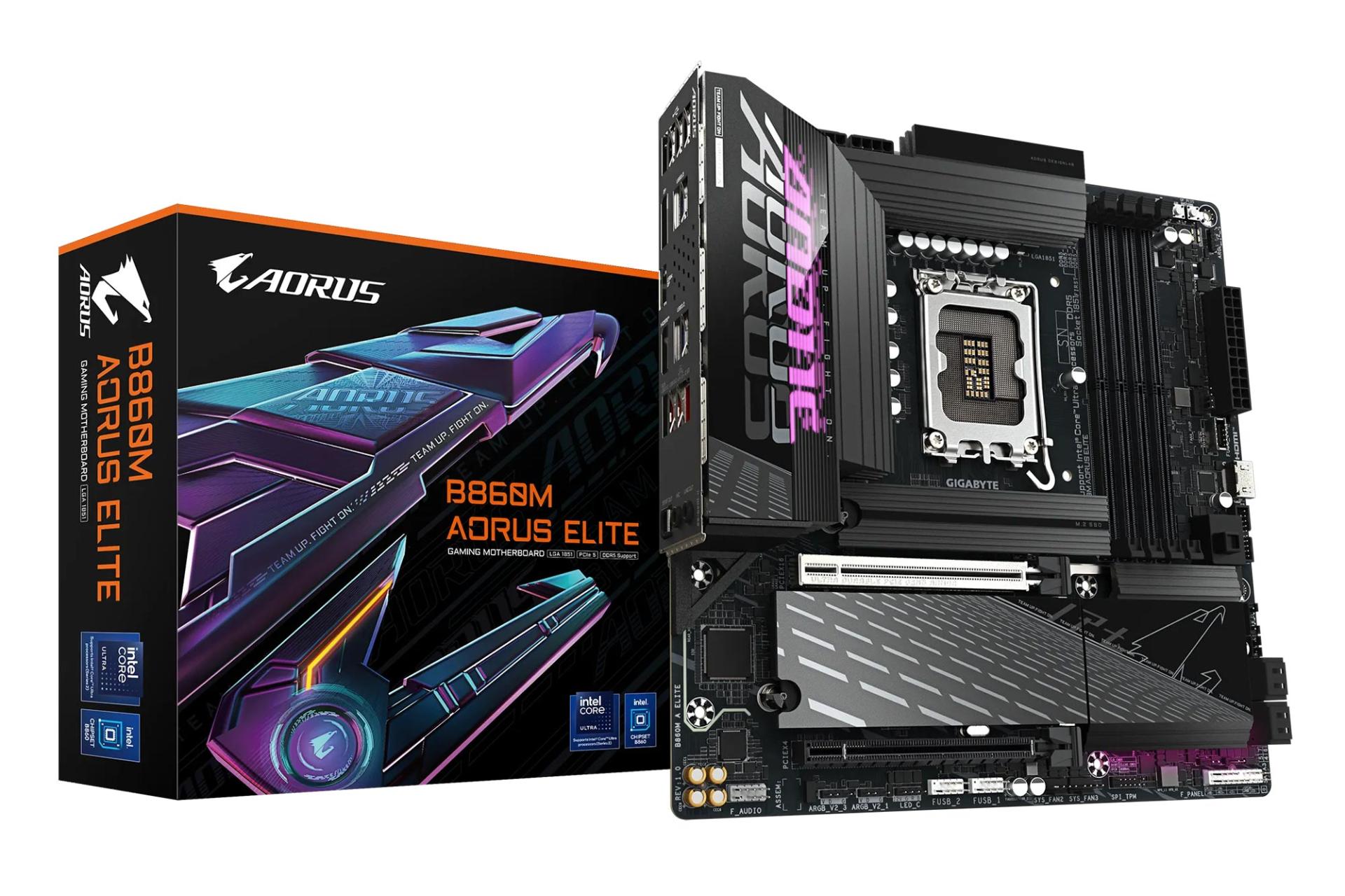 جعبه مادربرد گیگابایت B860M AORUS ELITE