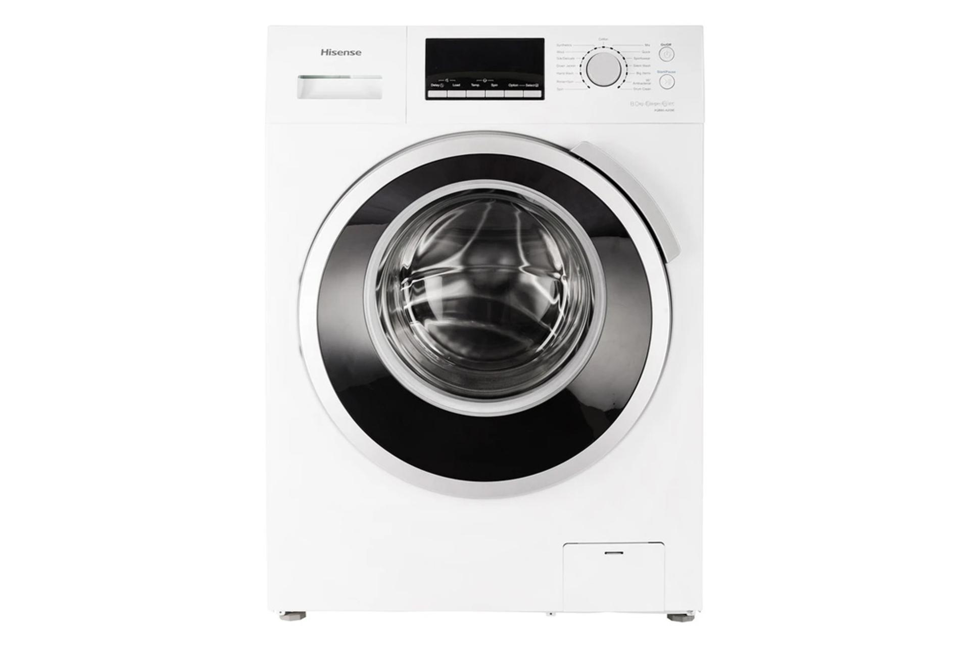 ماشین لباسشویی هایسنس WFH8012DS نمای روبرو