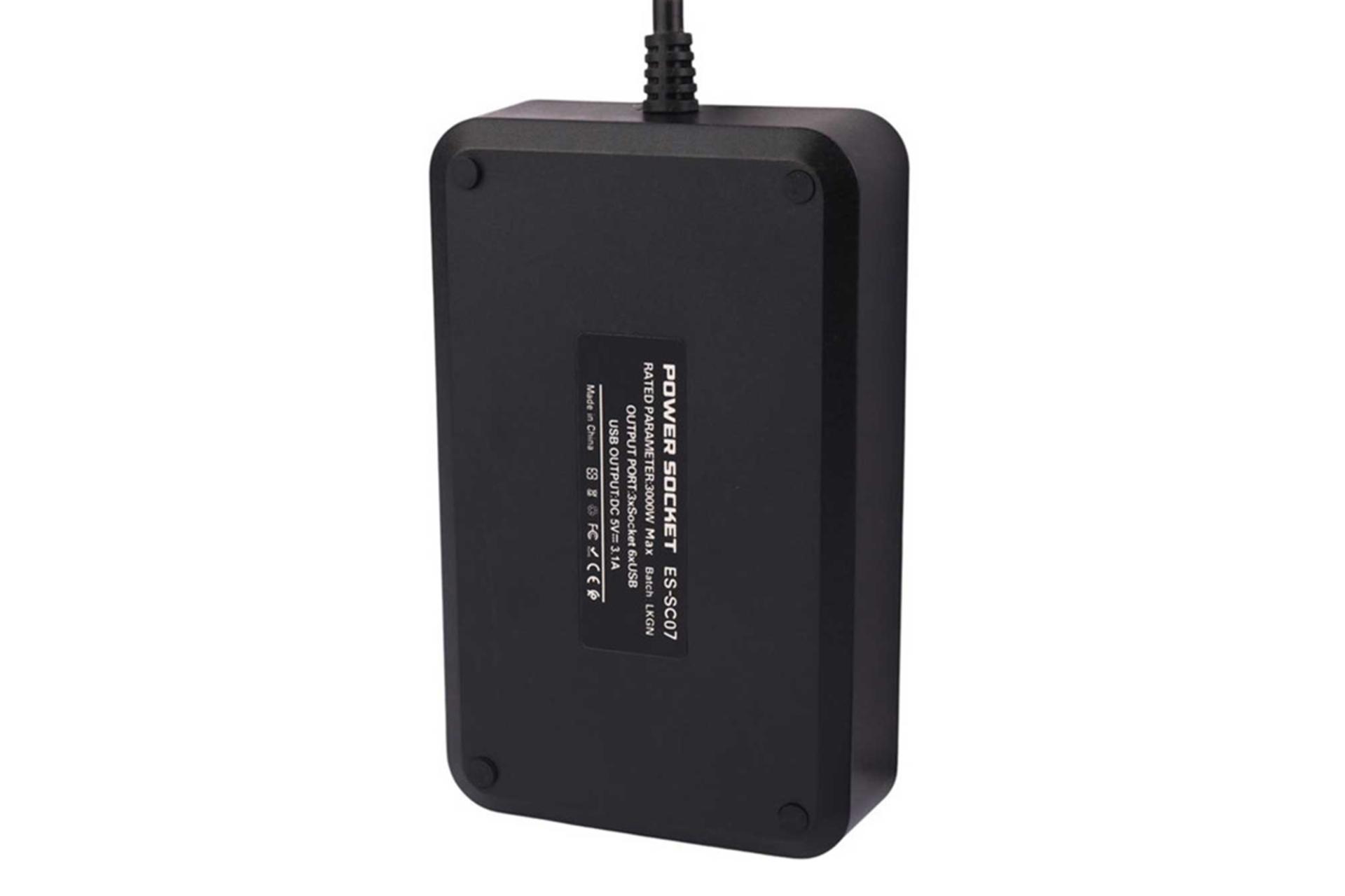 نمای پشت چندراهی برق ارلدام مدل ES-SC07