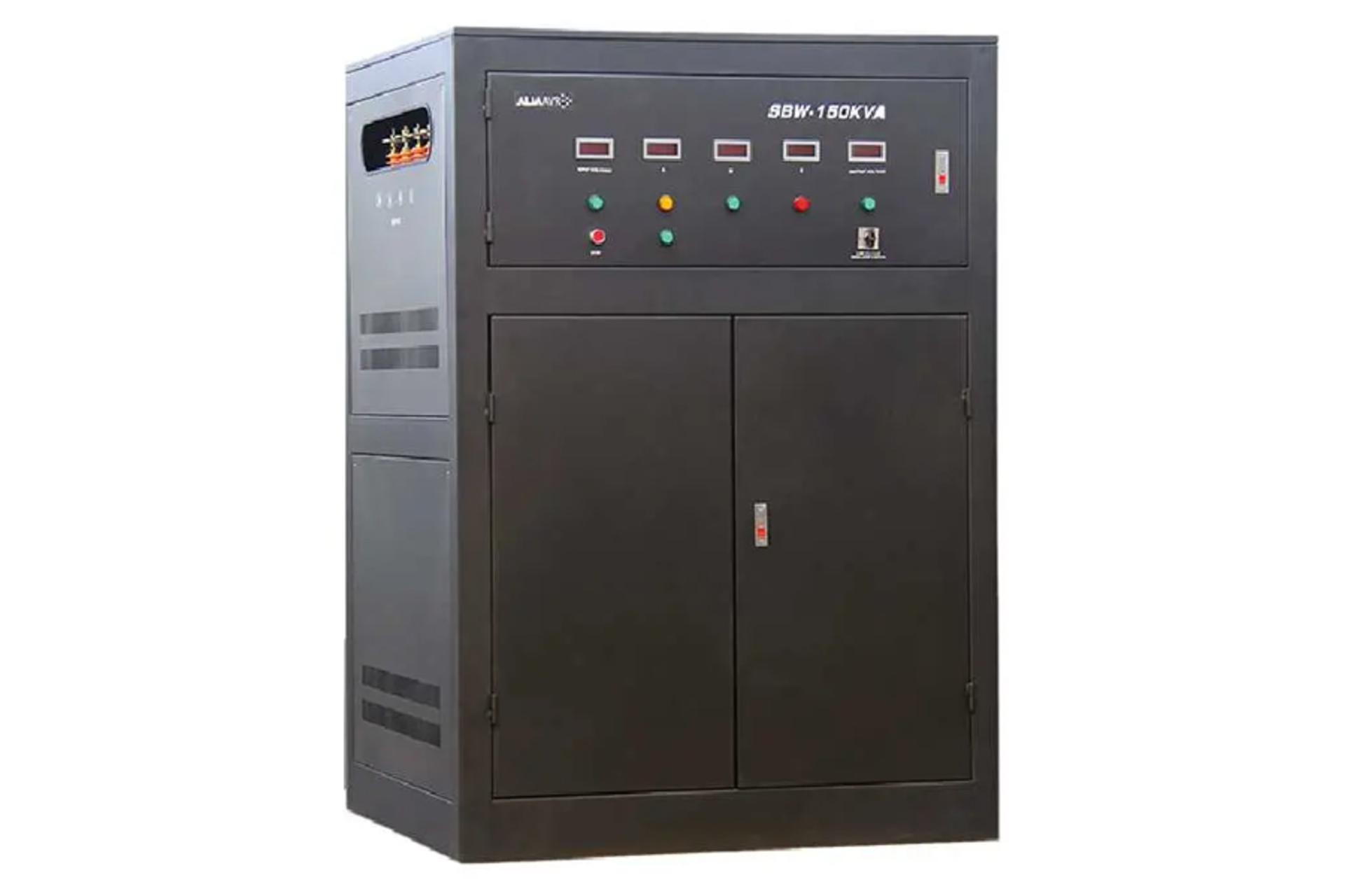 مرجع متخصصين ايران ابعاد و اندازه استابلايزر آلجا مدل SBW-150KVA