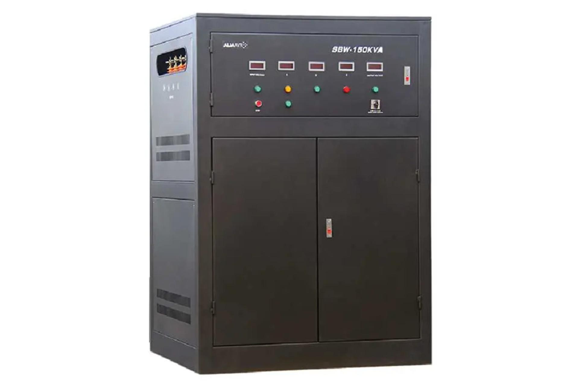 مرجع متخصصين ايران ابعاد و اندازه استابلايزر آلجا مدل SBW-200KVA