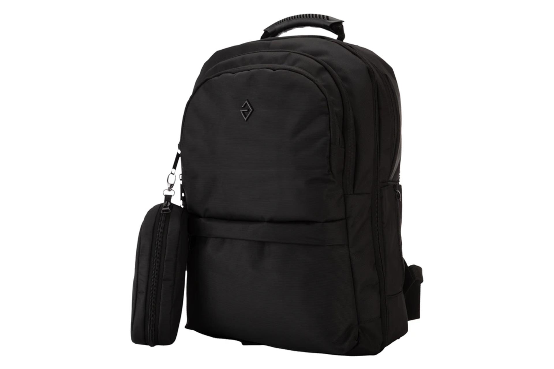 کوله پشتی لپ تاپ تنسر آلپ 128 مناسب 15.6 اینچ رنگ مشکی