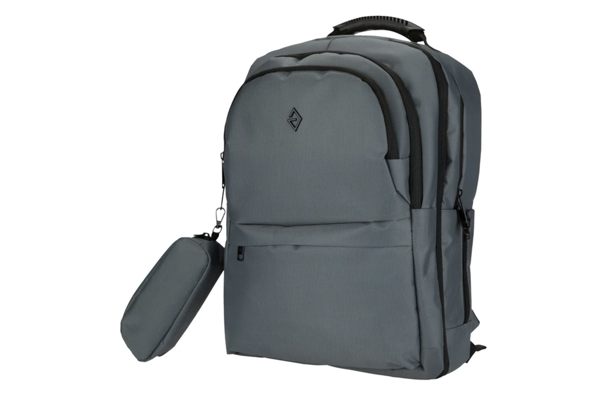 کوله پشتی لپ تاپ تنسر آلپ 128 مناسب 15.6 اینچ رنگ خاکستری