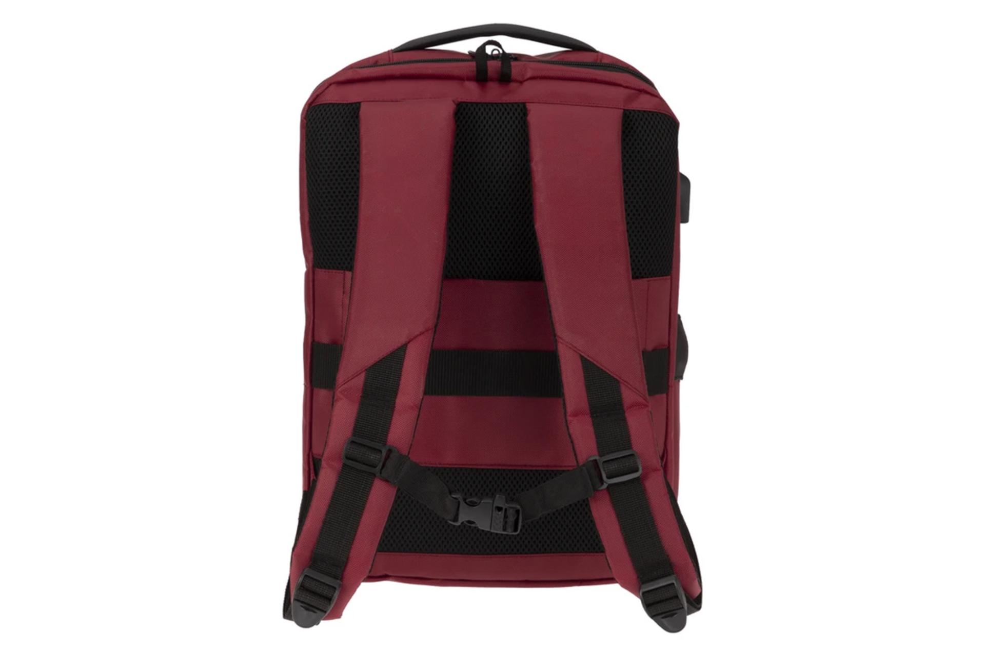 نمای پشت کوله پشتی لپ تاپ تنسر راکی 119 مناسب 15.6 اینچ