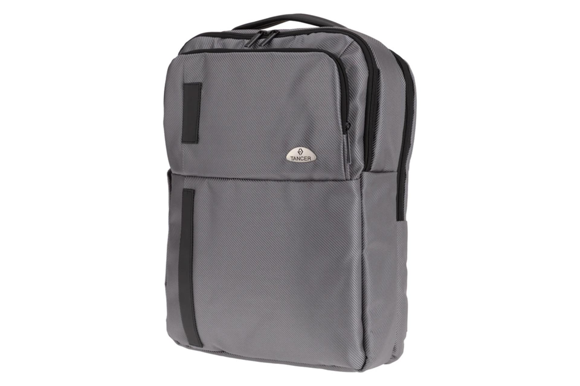 کوله پشتی لپ تاپ تنسر راکی 119 مناسب 15.6 اینچ رنگ خاکستری