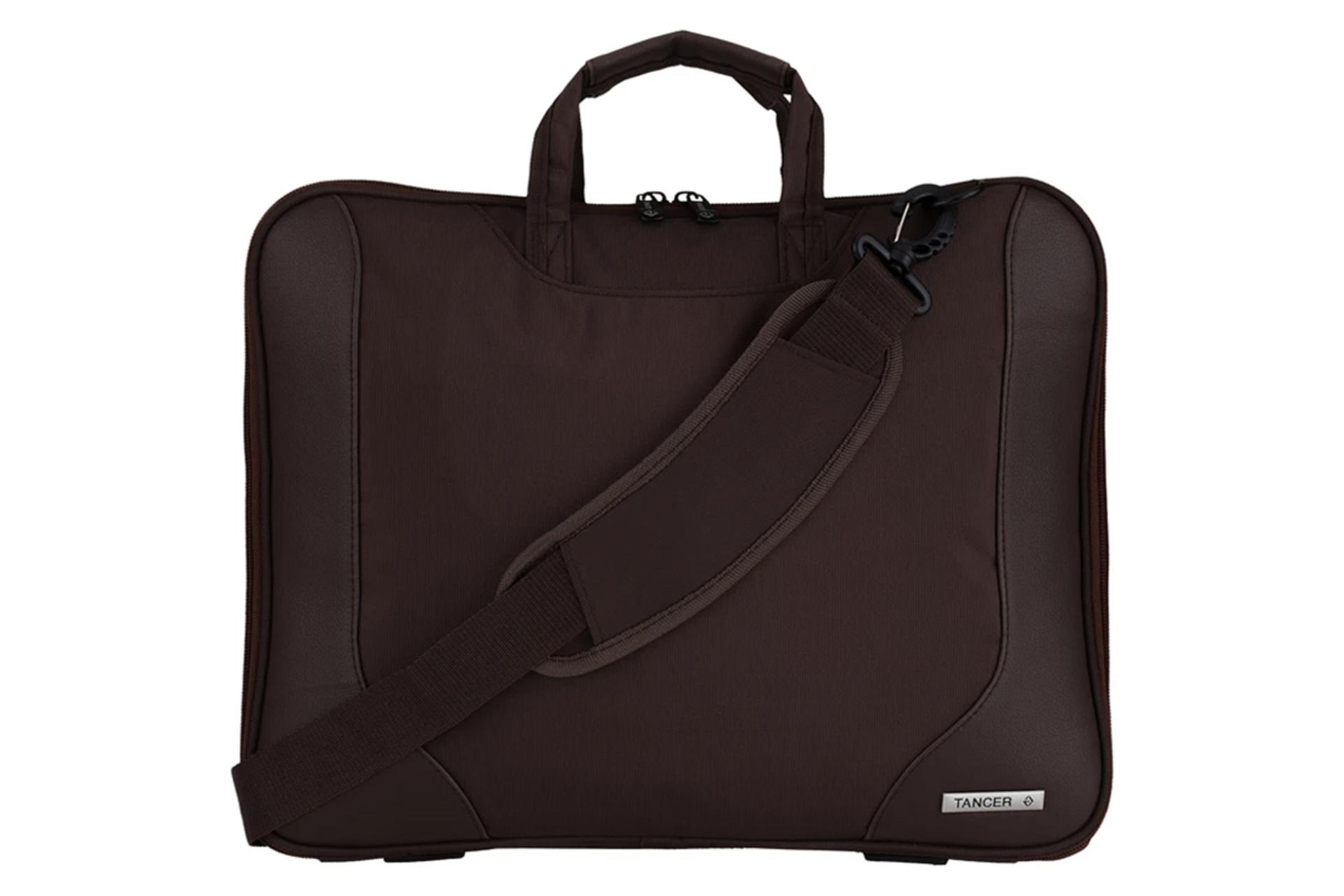 کیف لپ تاپ تنسر میلان مناسب 15.6 اینچ نمای روبرو