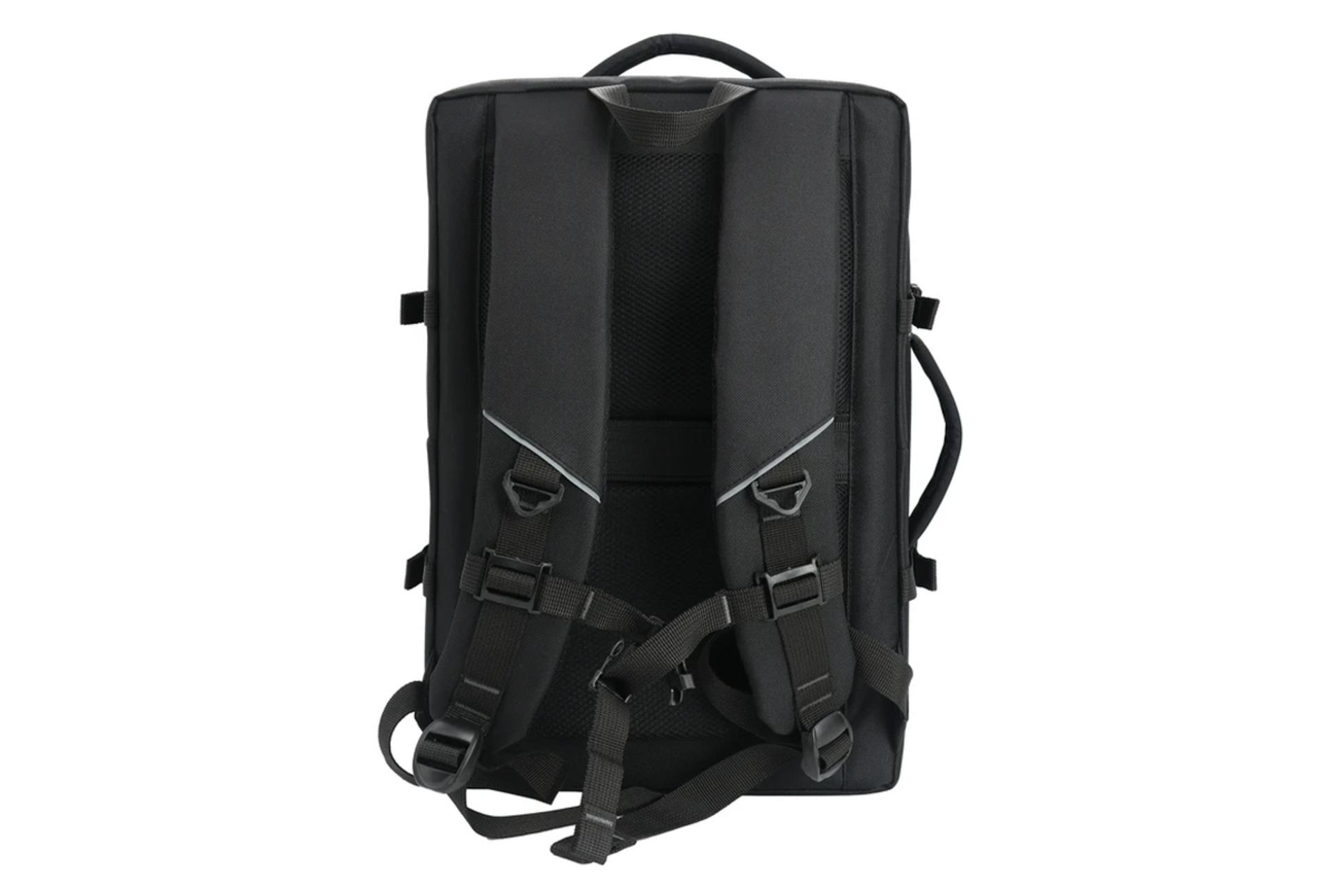 نمای پشت کوله پشتی لپ تاپ برساد Bb 116 مناسب 15.6 اینچ