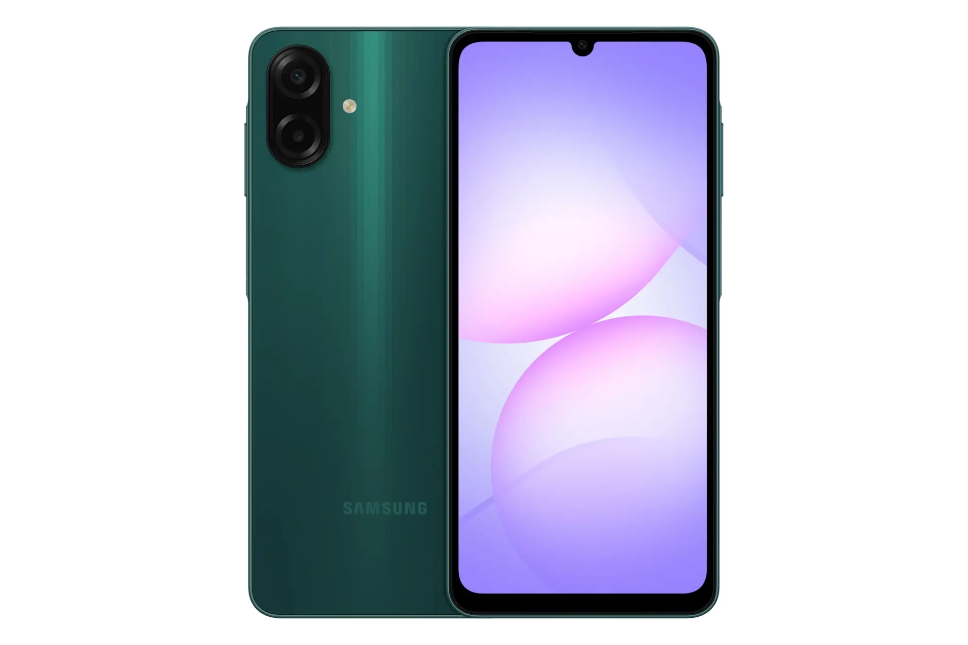 پنل جلو و پشت گوشی موبایل گلکسی A07 سامسونگ 4G سبز تیره / Samsung Galaxy A07 4G