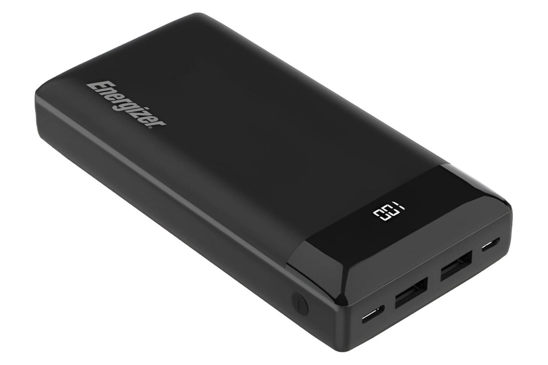 ابعاد و اندازه پاور بانک انرجایزر UE20021 با ظرفیت 20000 میلی‌آمپر ساعت