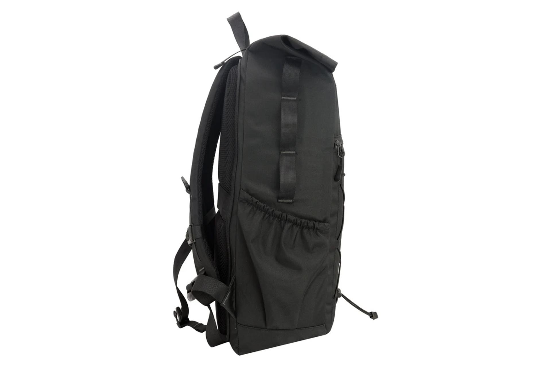 نمای کنار کیف لپ تاپ کوله پشتی لپ تاپ برساد Bb 108 مناسب 14 اینچ