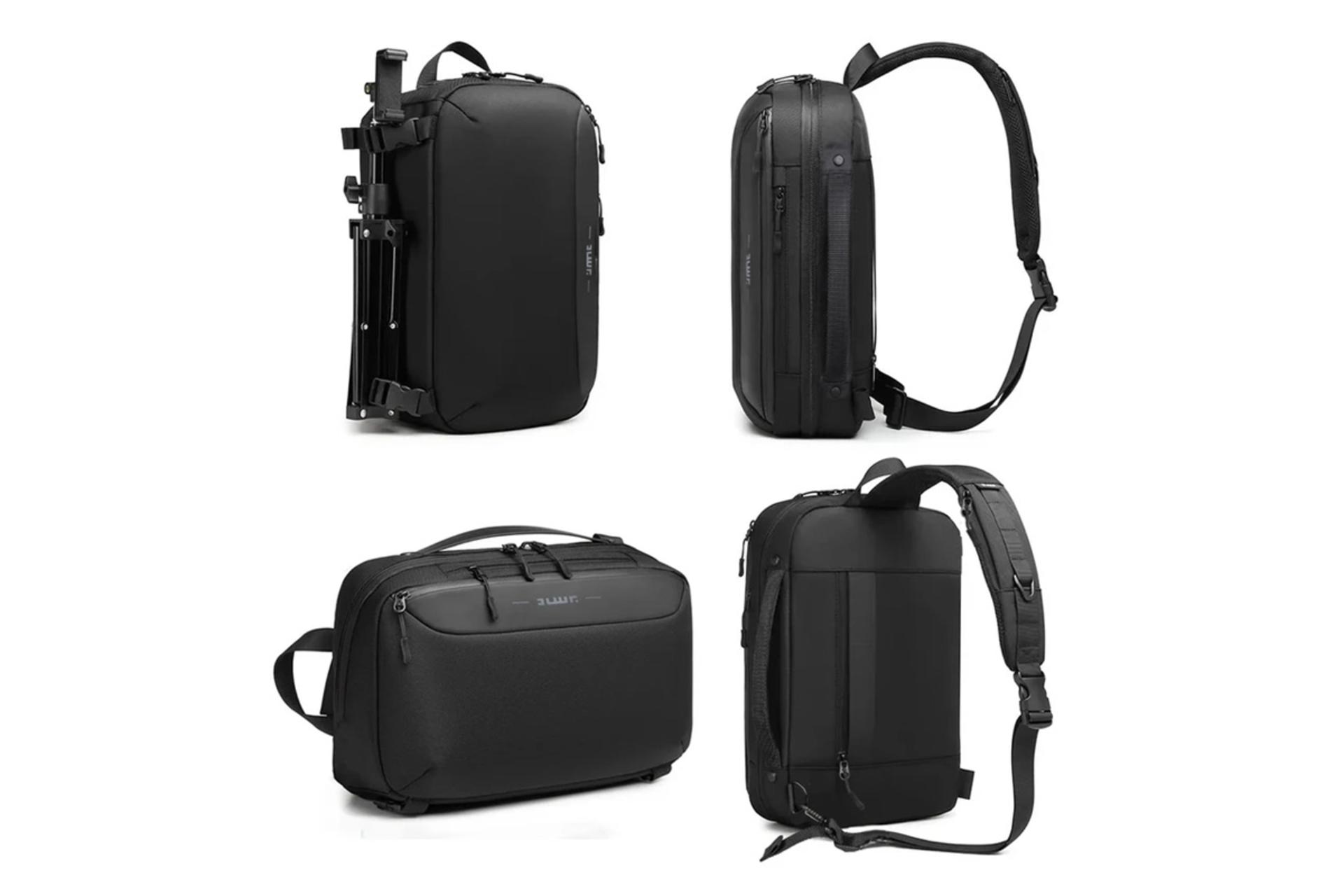 ابعاد و اندازه کیف لپ تاپ کوله پشتی لپ تاپ برساد Bb 106 مناسب 14 اینچ