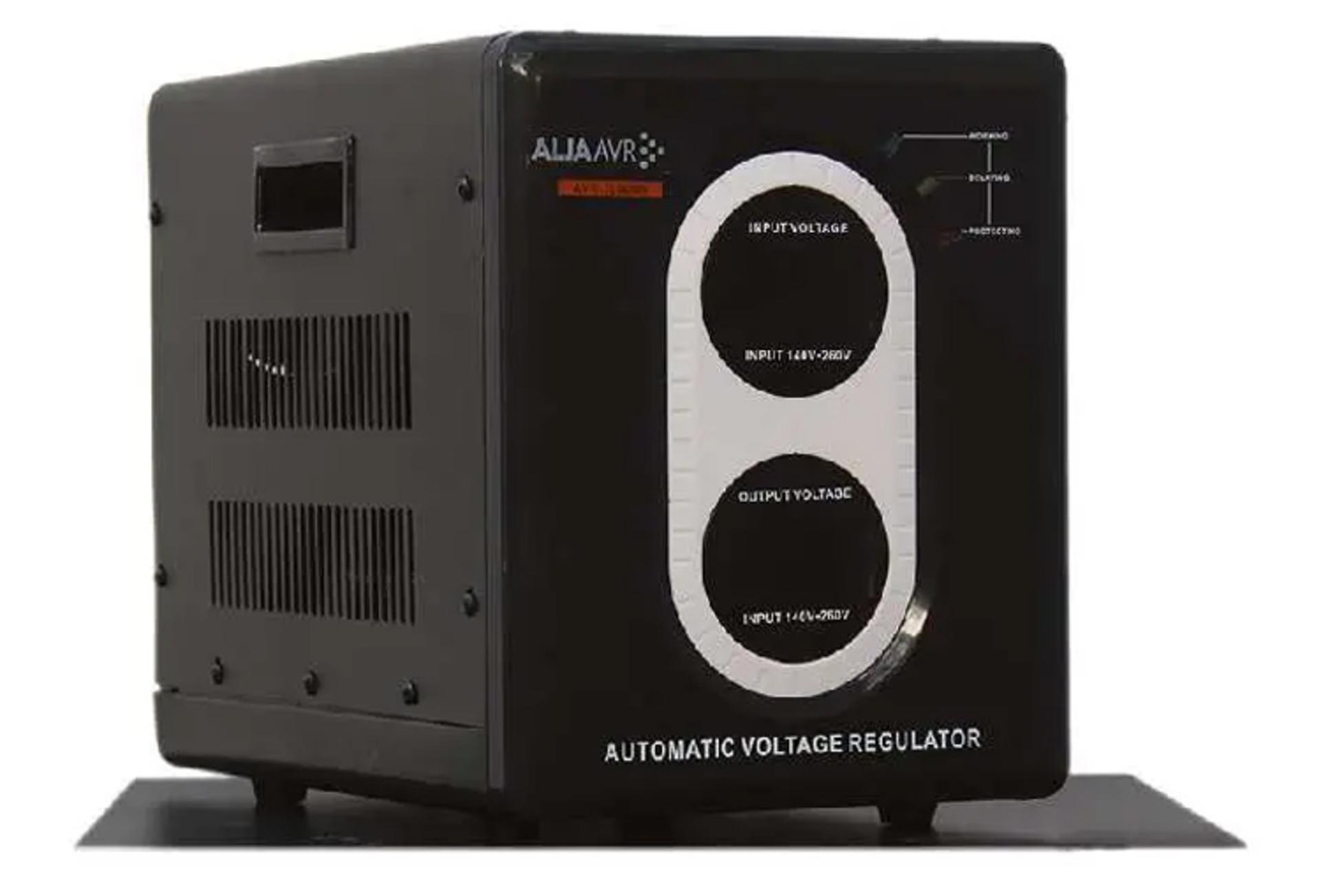 مرجع متخصصين ايران ابعاد و اندازه استابلايزر آلجا مدل AVR-5KVA